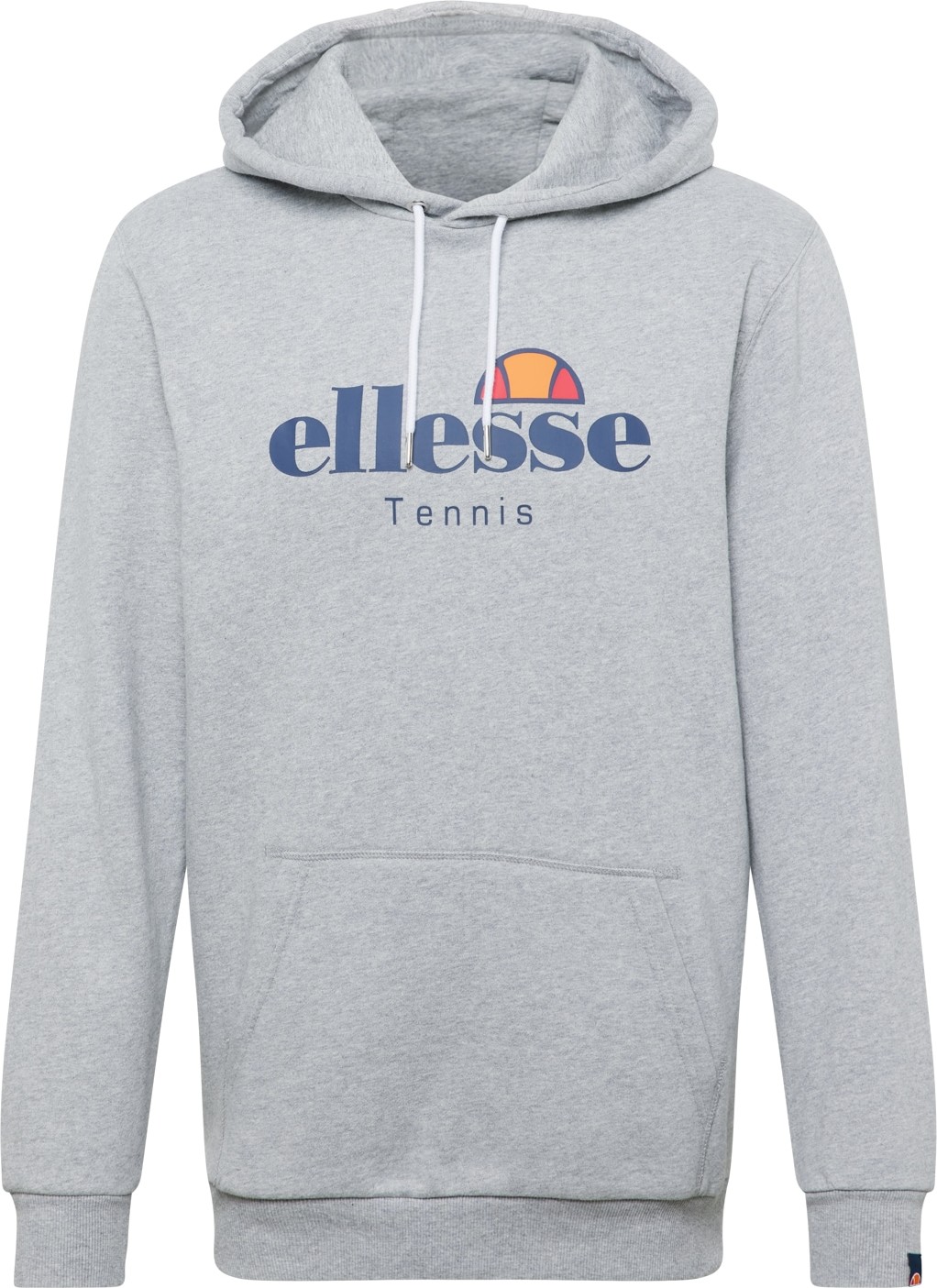 ELLESSE Sportovní mikina námořnická modř / šedý melír / oranžová / červená