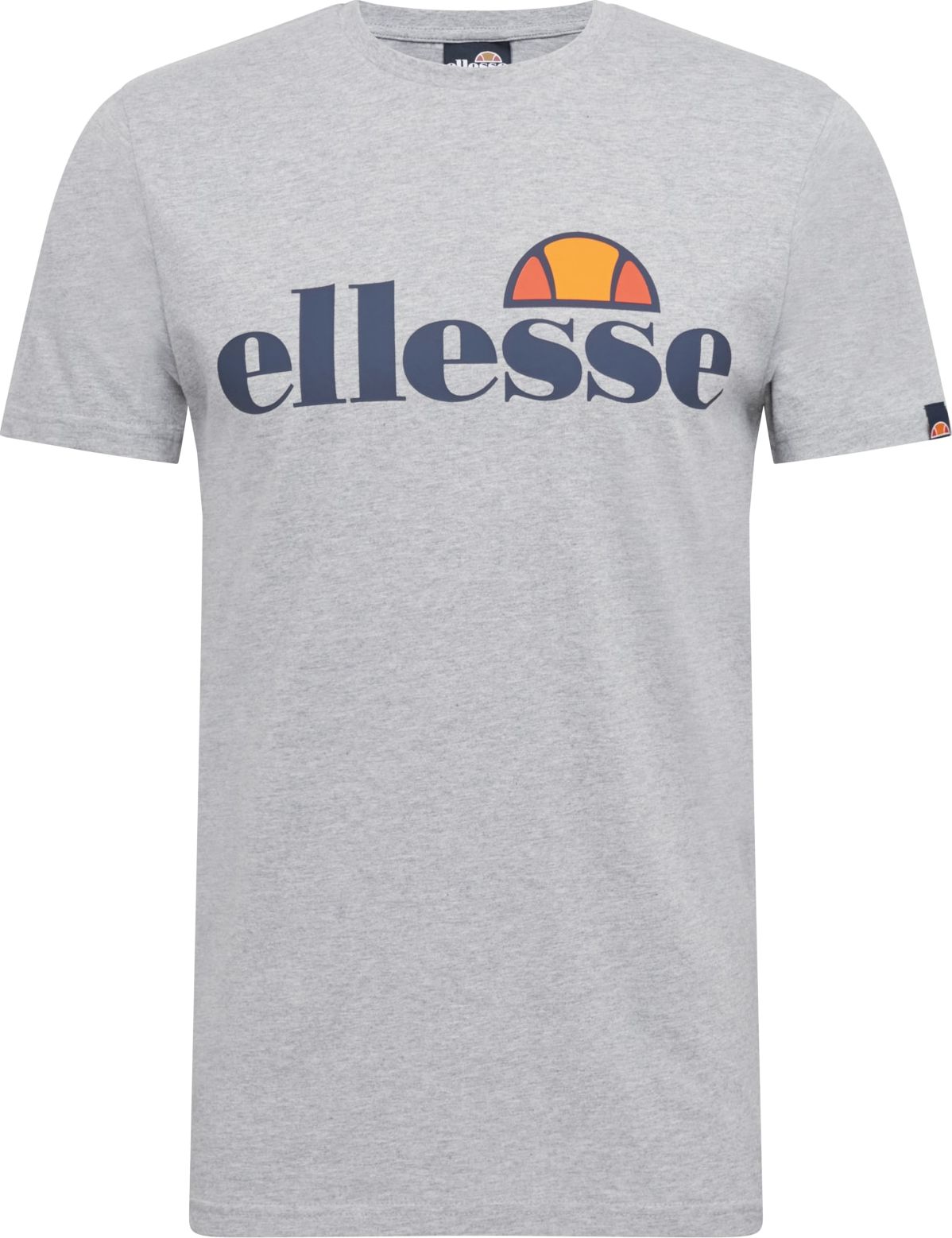 ELLESSE Tričko námořnická modř / šedý melír / oranžová / červená