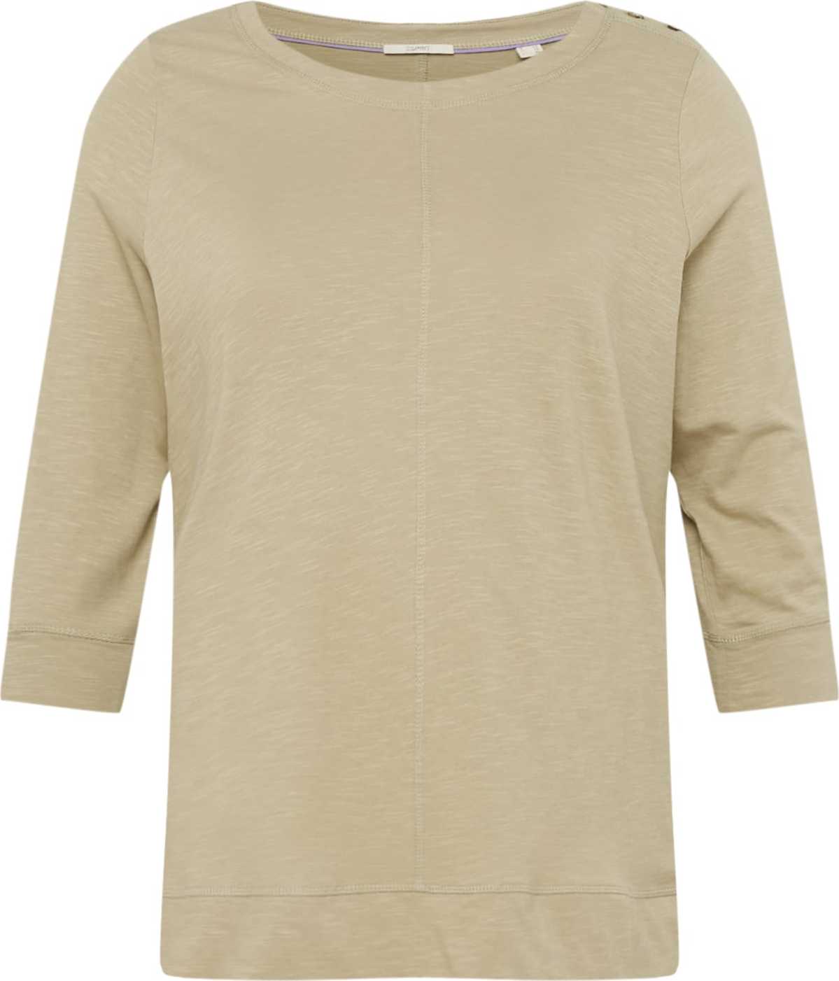 Esprit Big Size Tričko khaki