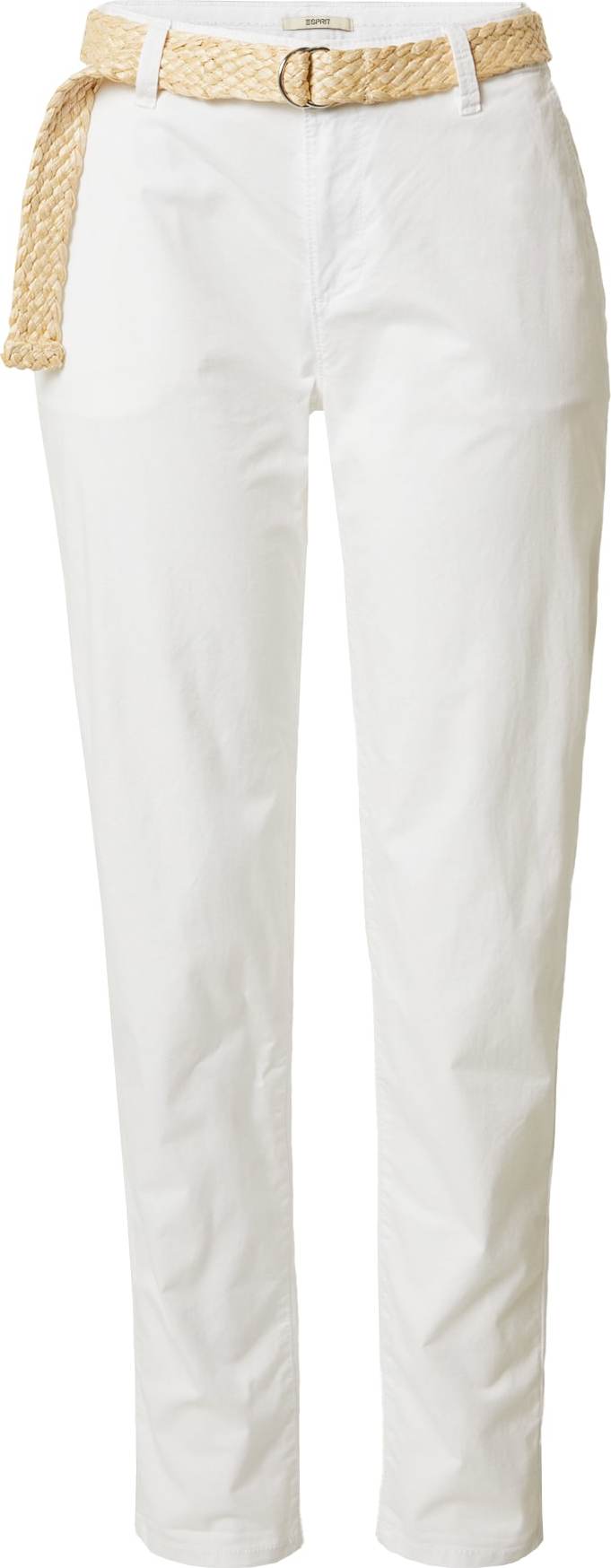 ESPRIT Chino kalhoty offwhite