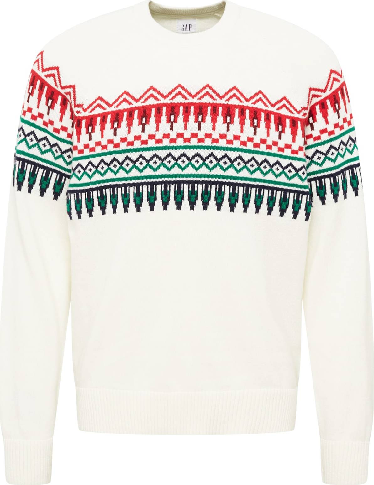 GAP Svetr 'FAIR ISLE' mix barev / offwhite