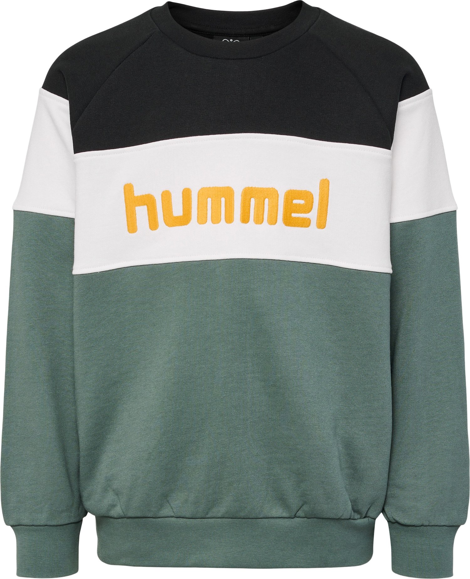 Hummel Mikina kari / zelená / černá / bílá