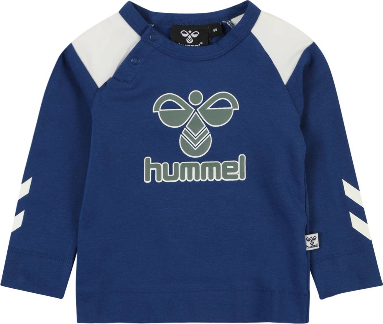 Hummel Tričko 'DEVON' námořnická modř / zelená / bílá