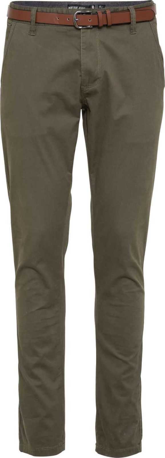 INDICODE JEANS Chino kalhoty 'GOWER' khaki