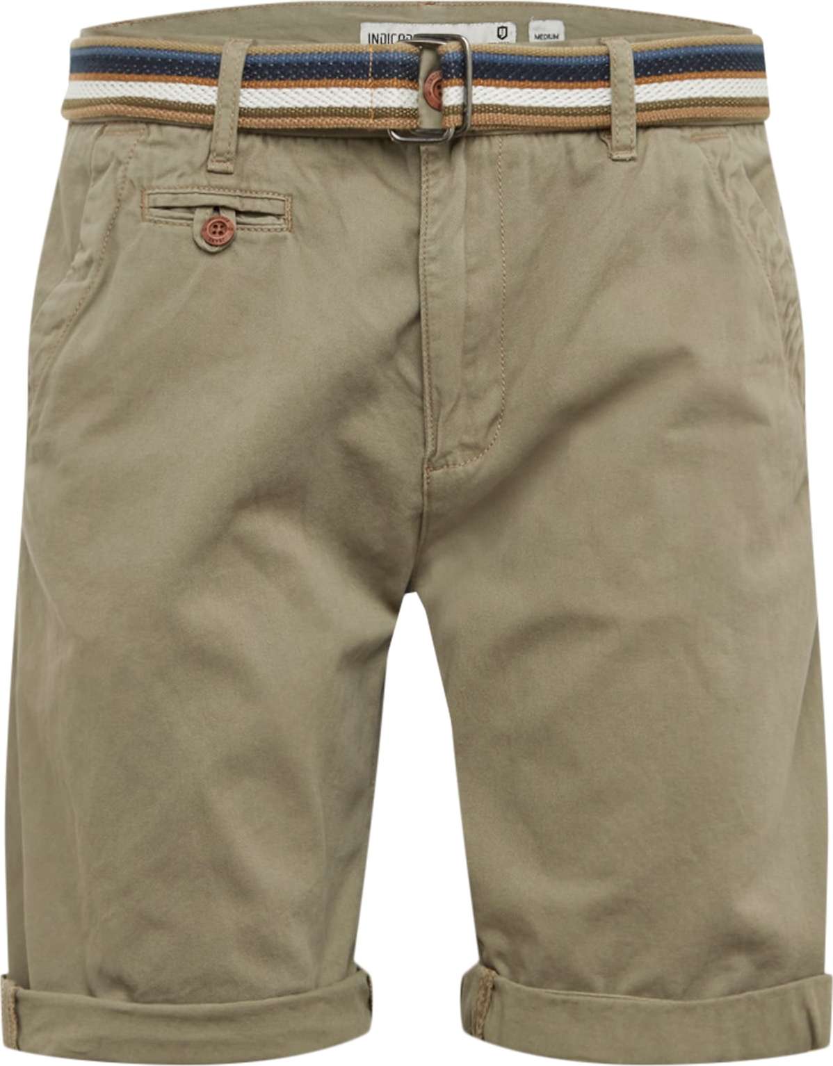 INDICODE JEANS Chino kalhoty 'Royce' khaki