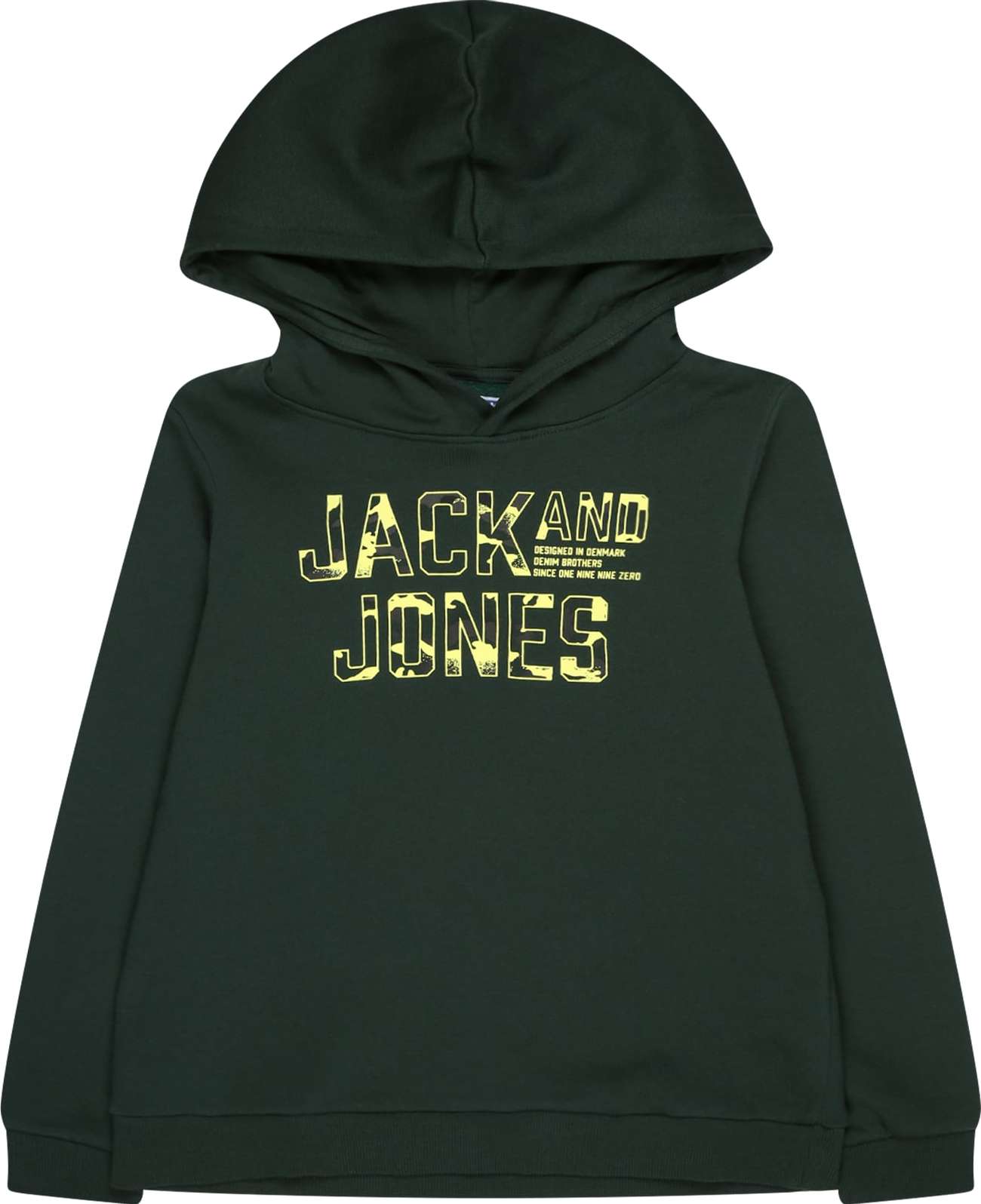 Jack & Jones Junior Mikina 'PEACEWALKER' žlutá / jedle