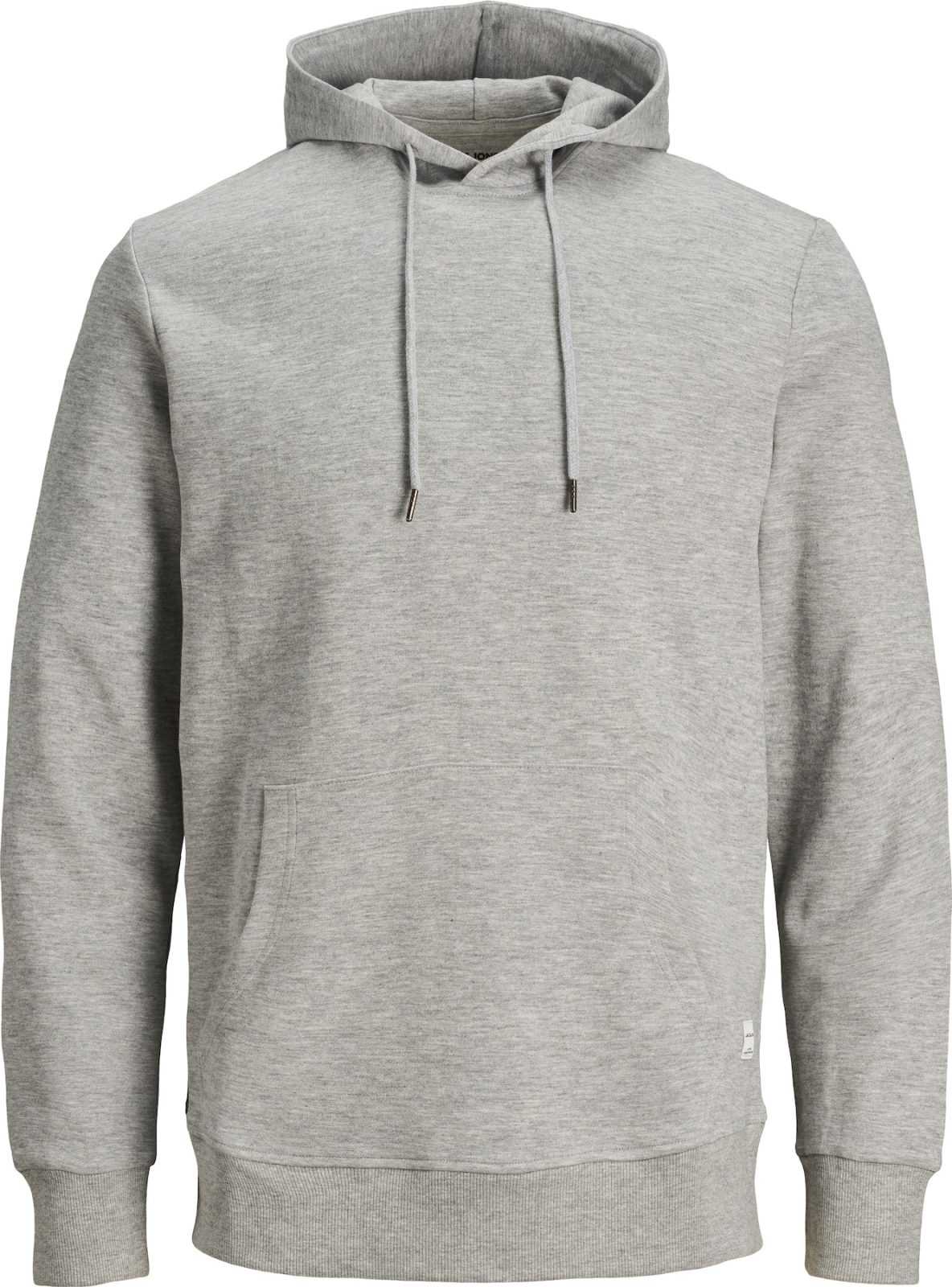 JACK & JONES Mikina šedý melír