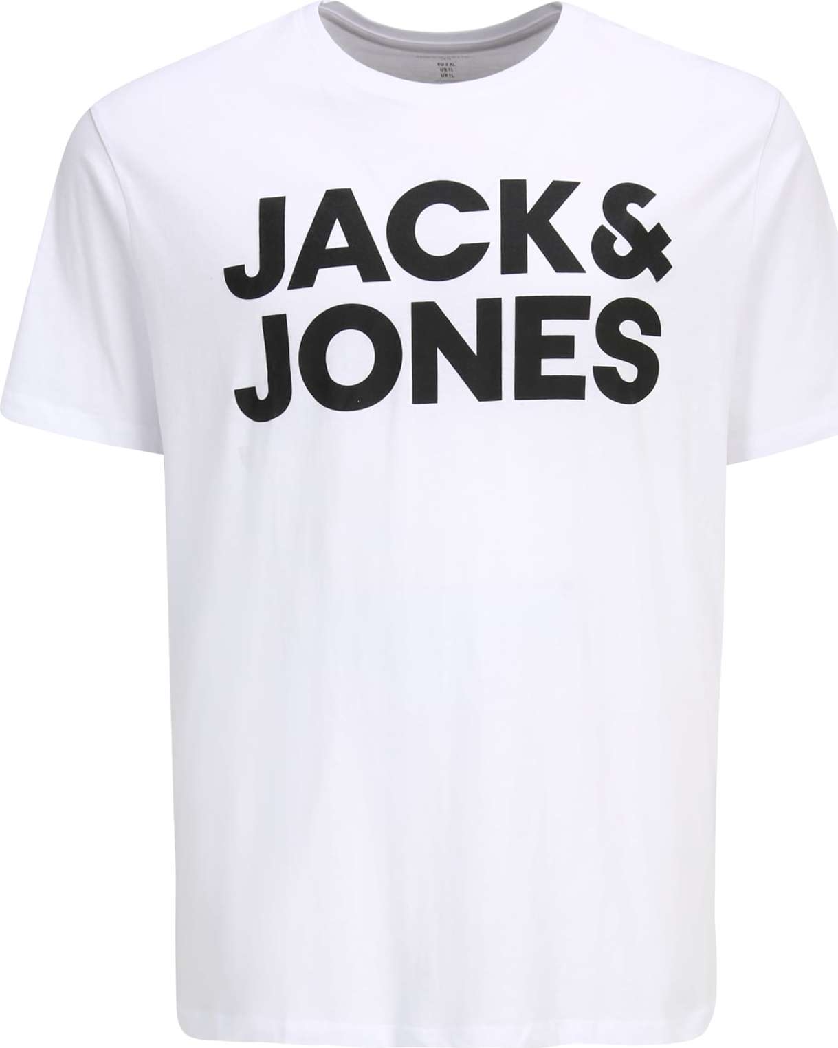 Jack & Jones Plus Tričko černá / bílá