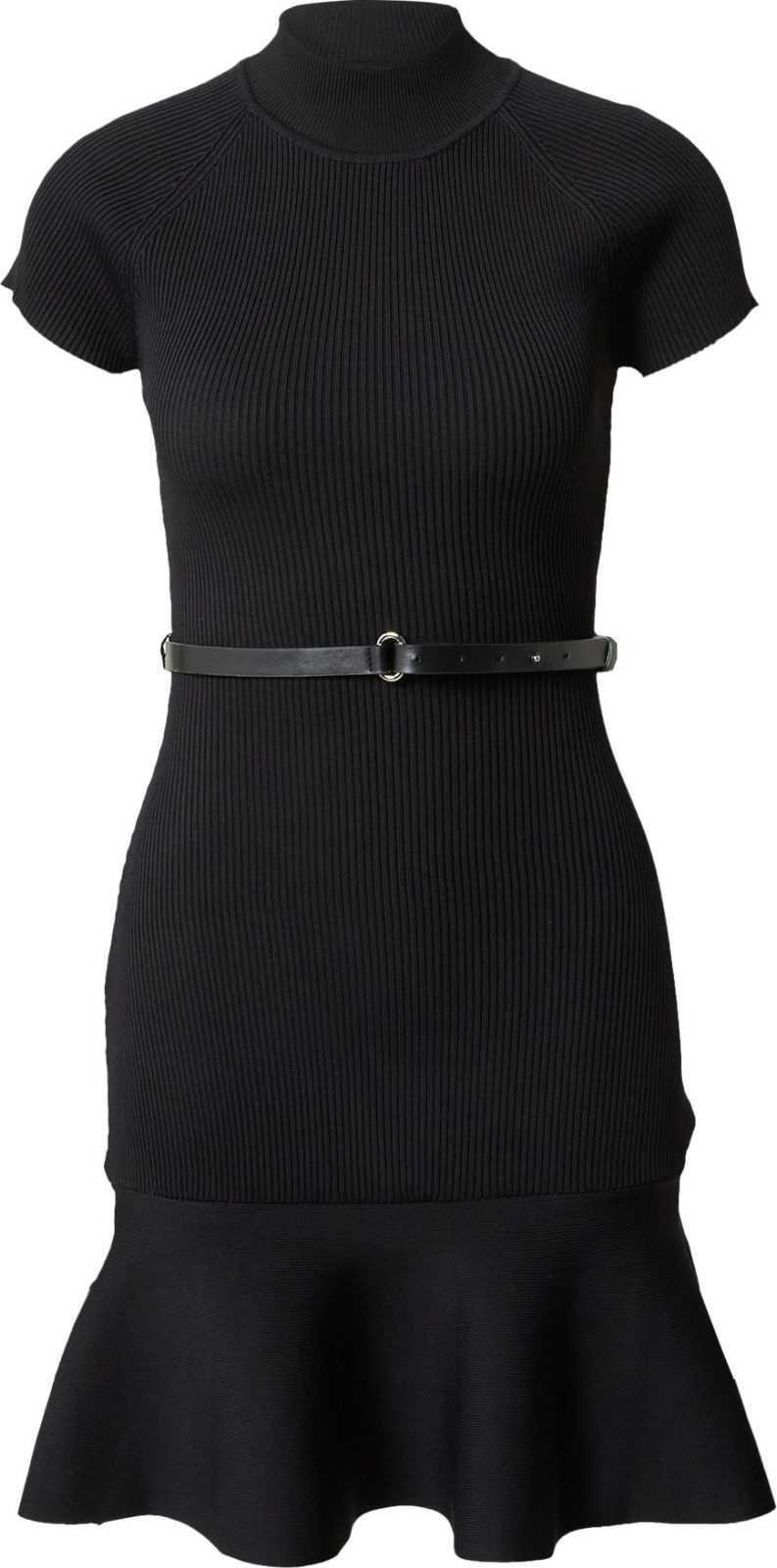 Karen Millen Úpletové šaty černá