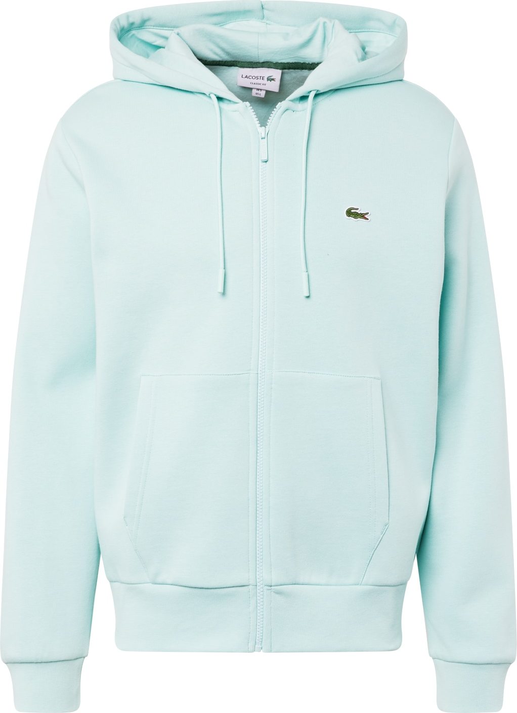 LACOSTE Mikina aqua modrá