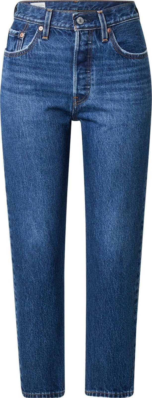 LEVI'S Džíny '501® CROP' modrá džínovina