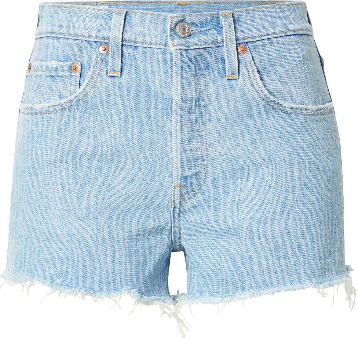 LEVI'S Džíny '501® ORIGINAL SHORT BLUES' modrá džínovina / světlemodrá