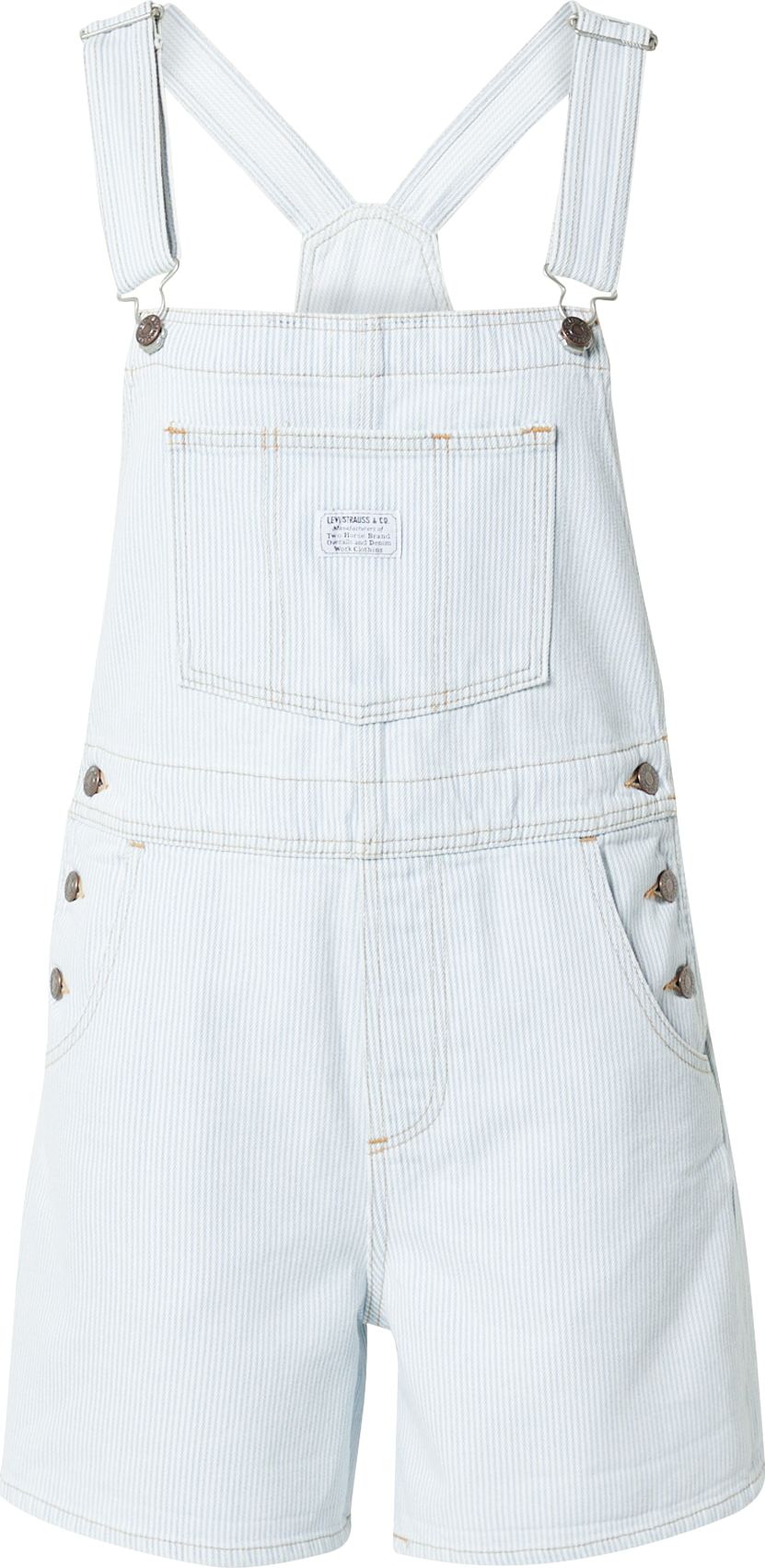 LEVI'S Džíny s laclem 'VINTAGE SHORTALL MULTI-COLOR' světlemodrá