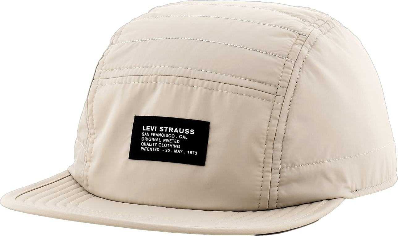 LEVI'S Kšiltovka '5 Panel Puffer Cap' krémová