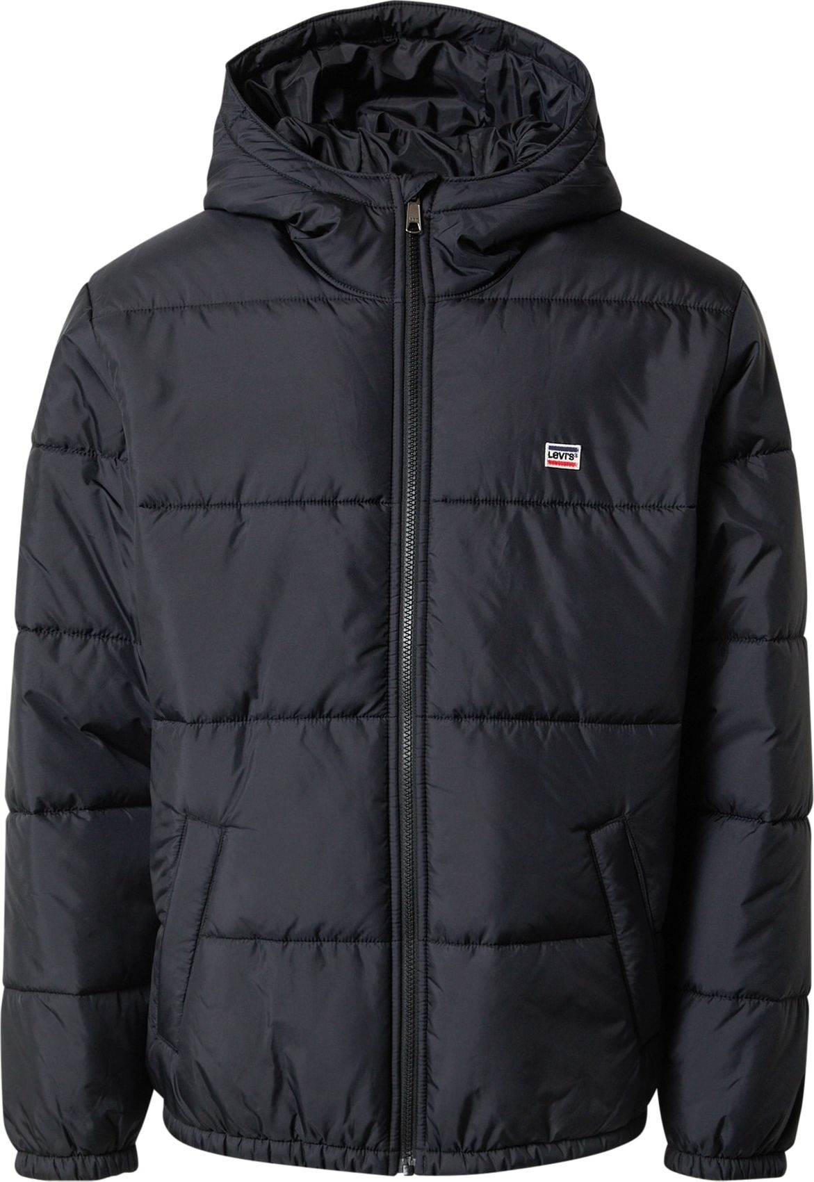 LEVI'S Přechodná bunda 'TELEGRAPH HOOD SHRT JKT BLACKS' černá