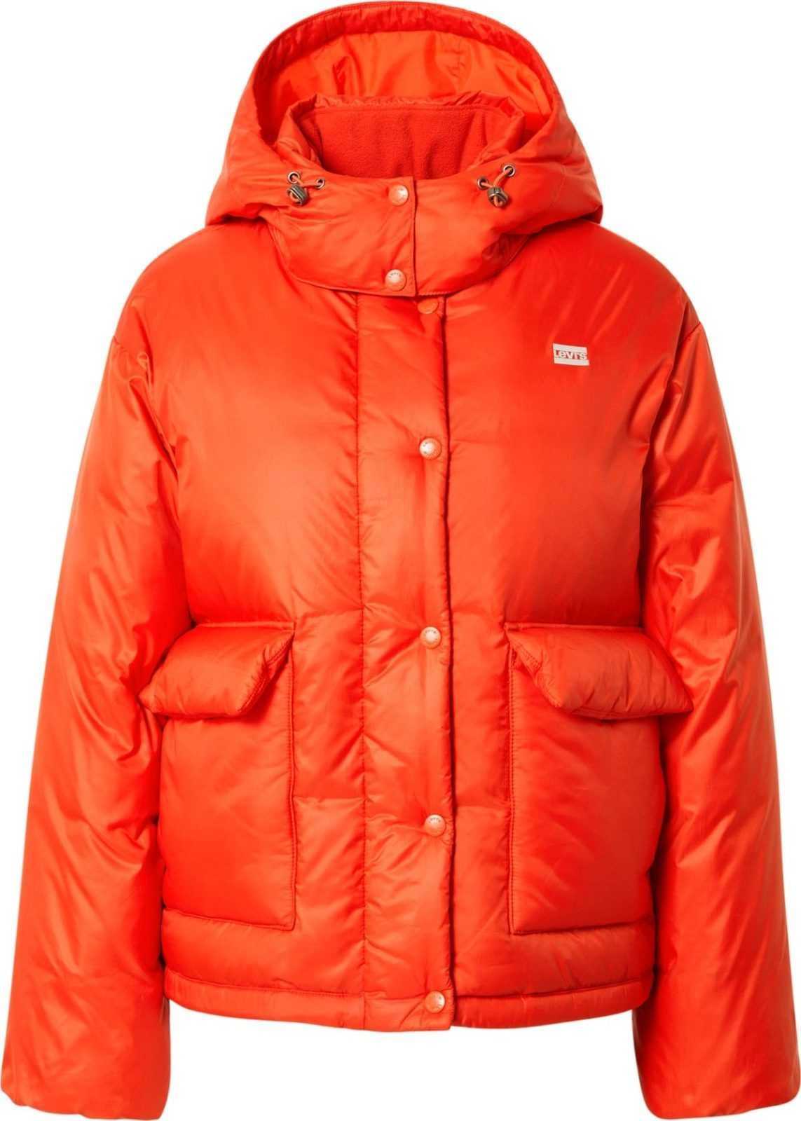 LEVI'S Zimní bunda 'CORE PUFFER SHORTY YELLOWS/ORANGES' humrová