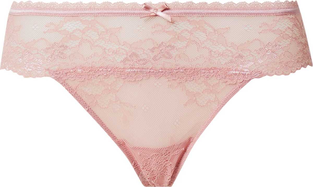 LingaDore Tanga 'Daily Lace' starorůžová