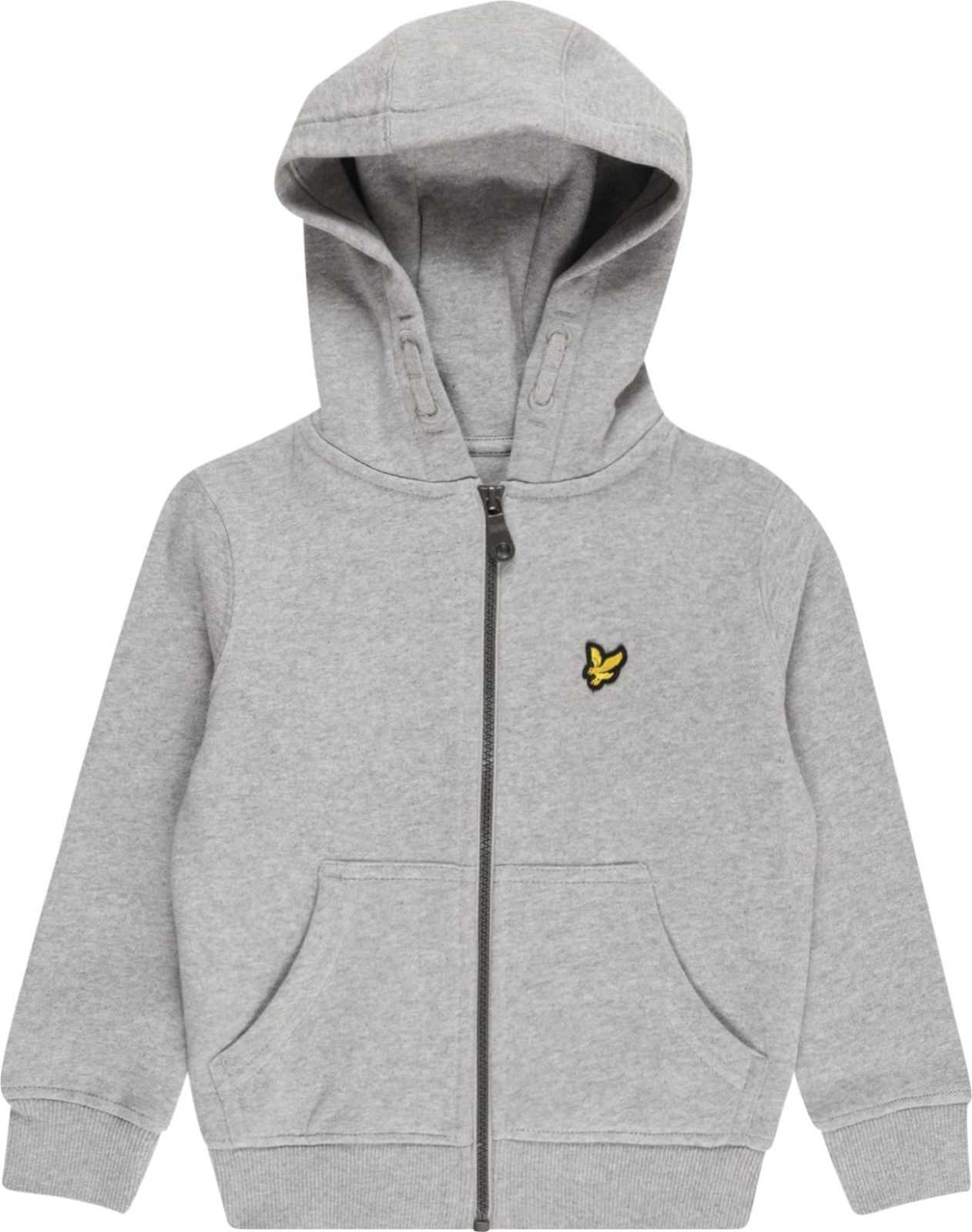 Lyle & Scott Mikina šedý melír