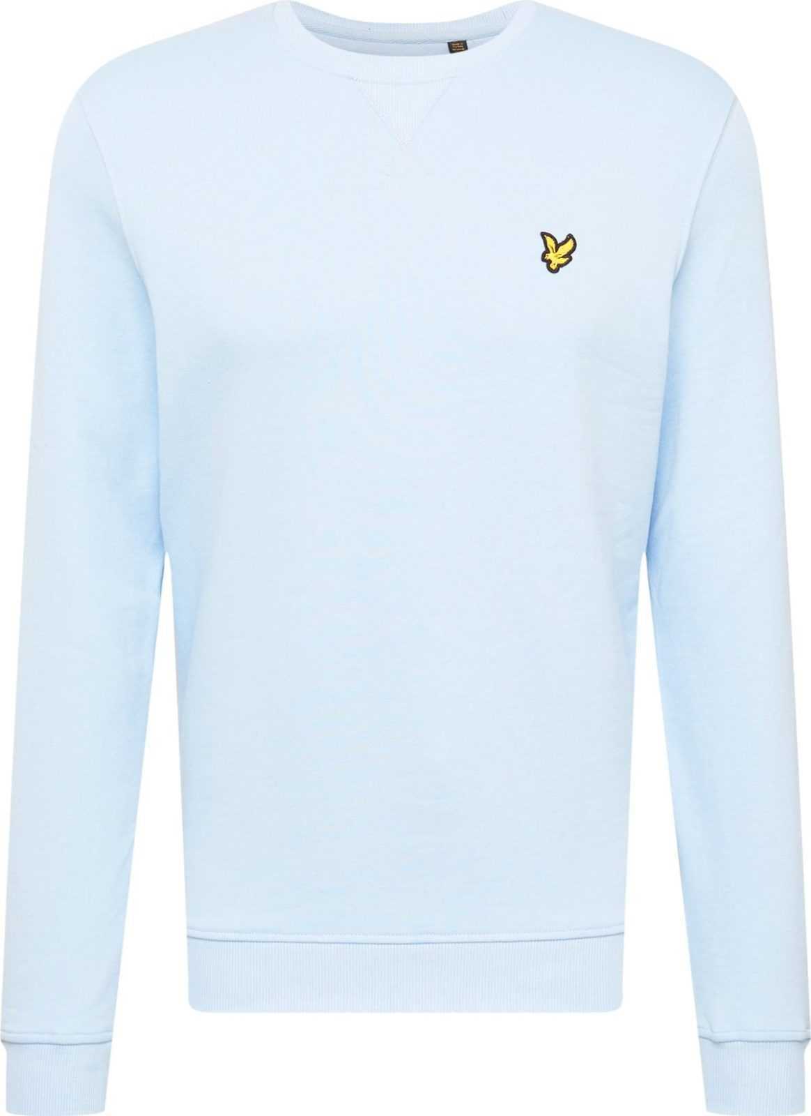 Lyle & Scott Mikina světlemodrá / žlutá / černá