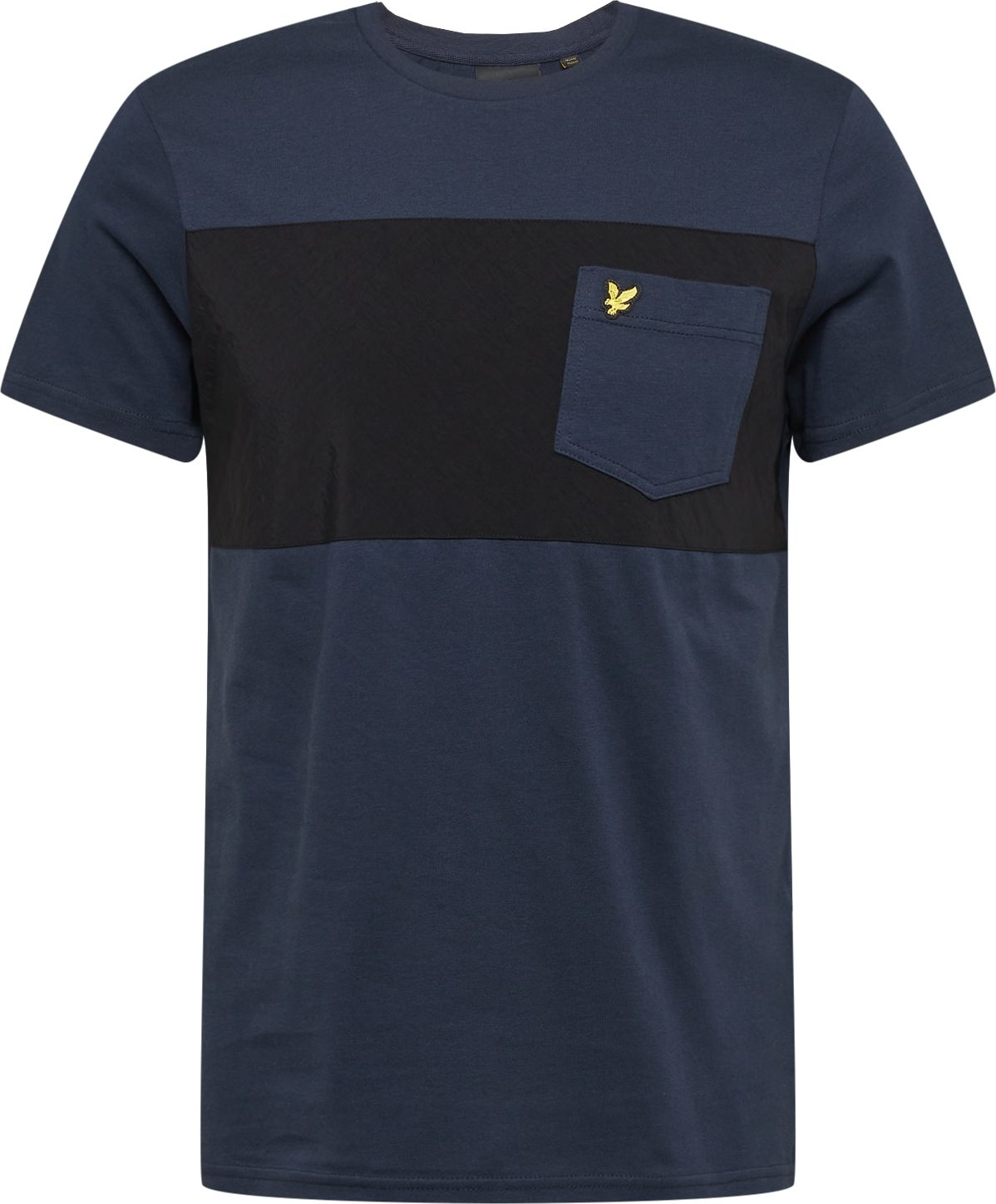 Lyle & Scott Tričko námořnická modř / žlutá / černá