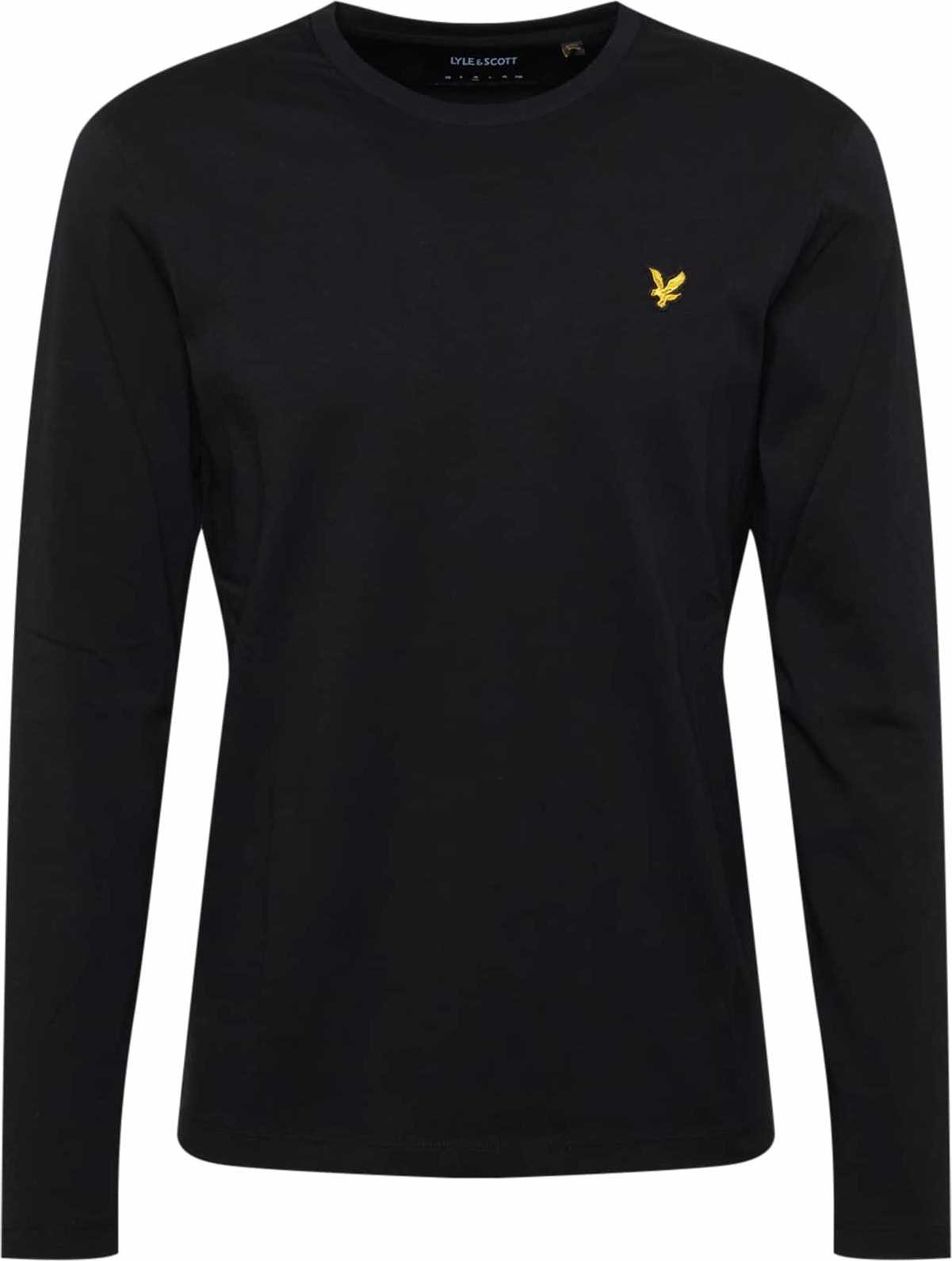 Lyle & Scott Tričko žlutá / černá