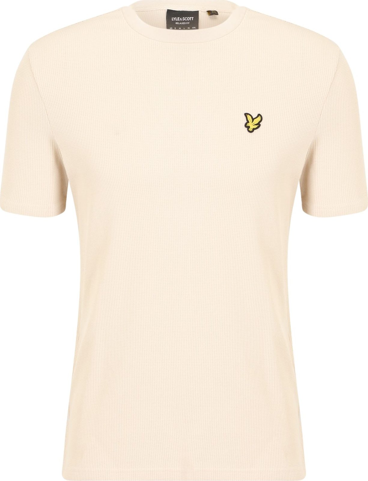 Lyle & Scott Tričko žlutá / šedobéžová / černá