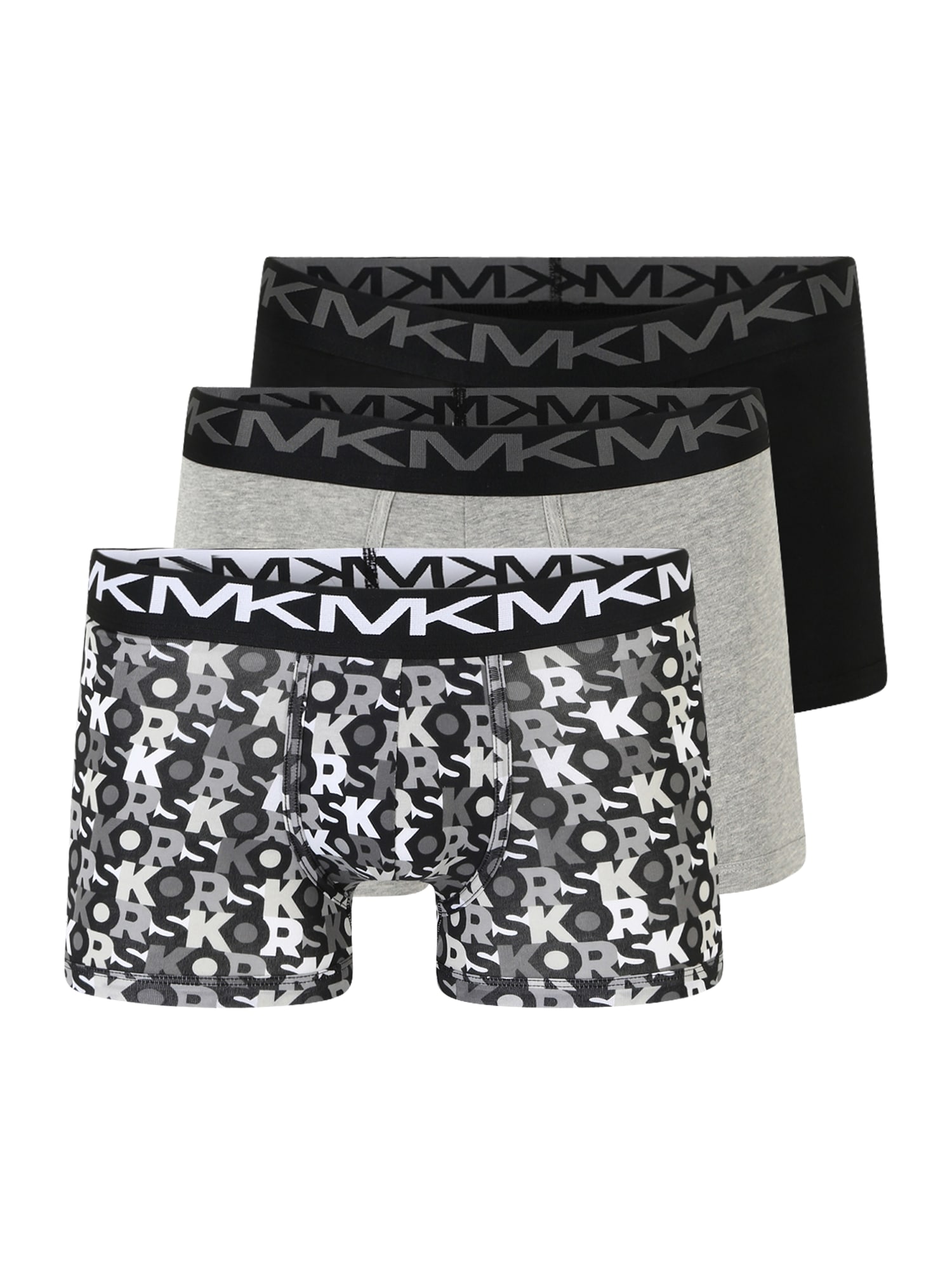 Michael Kors Boxerky šedá / černá / bílá