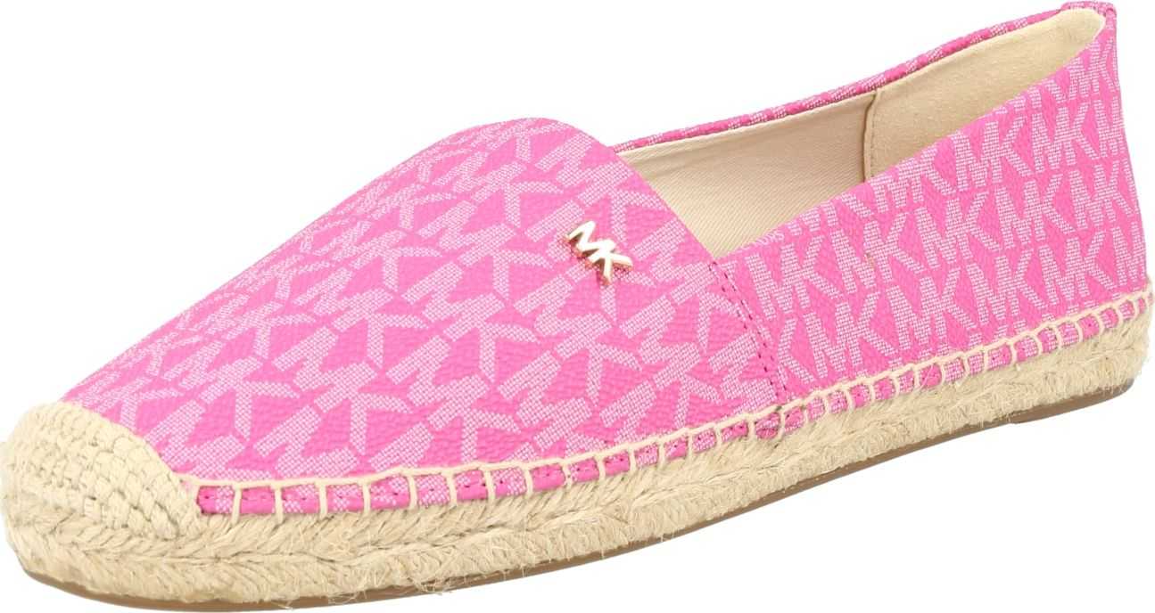 MICHAEL Michael Kors Espadrilky 'KENDRICK' starobéžová / světle růžová / bílá