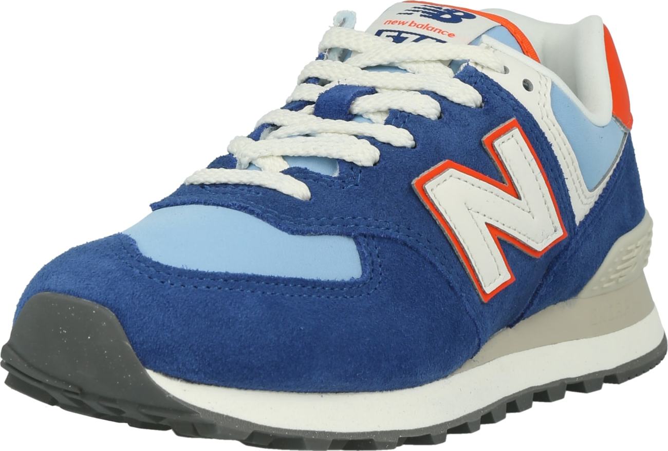 new balance Tenisky '574' modrá / světlemodrá / oranžová / bílá