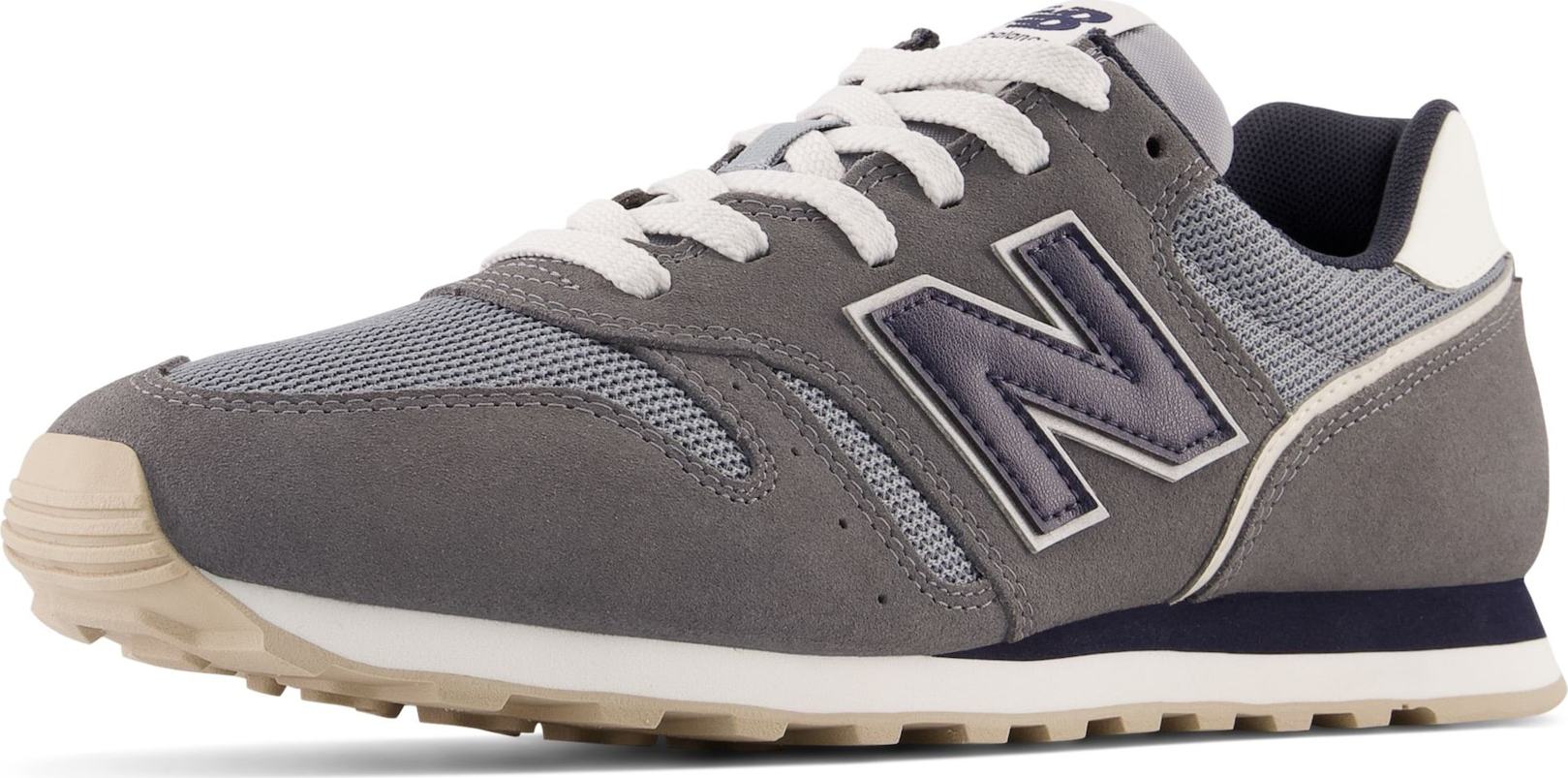 new balance Tenisky krémová / šedá / černá