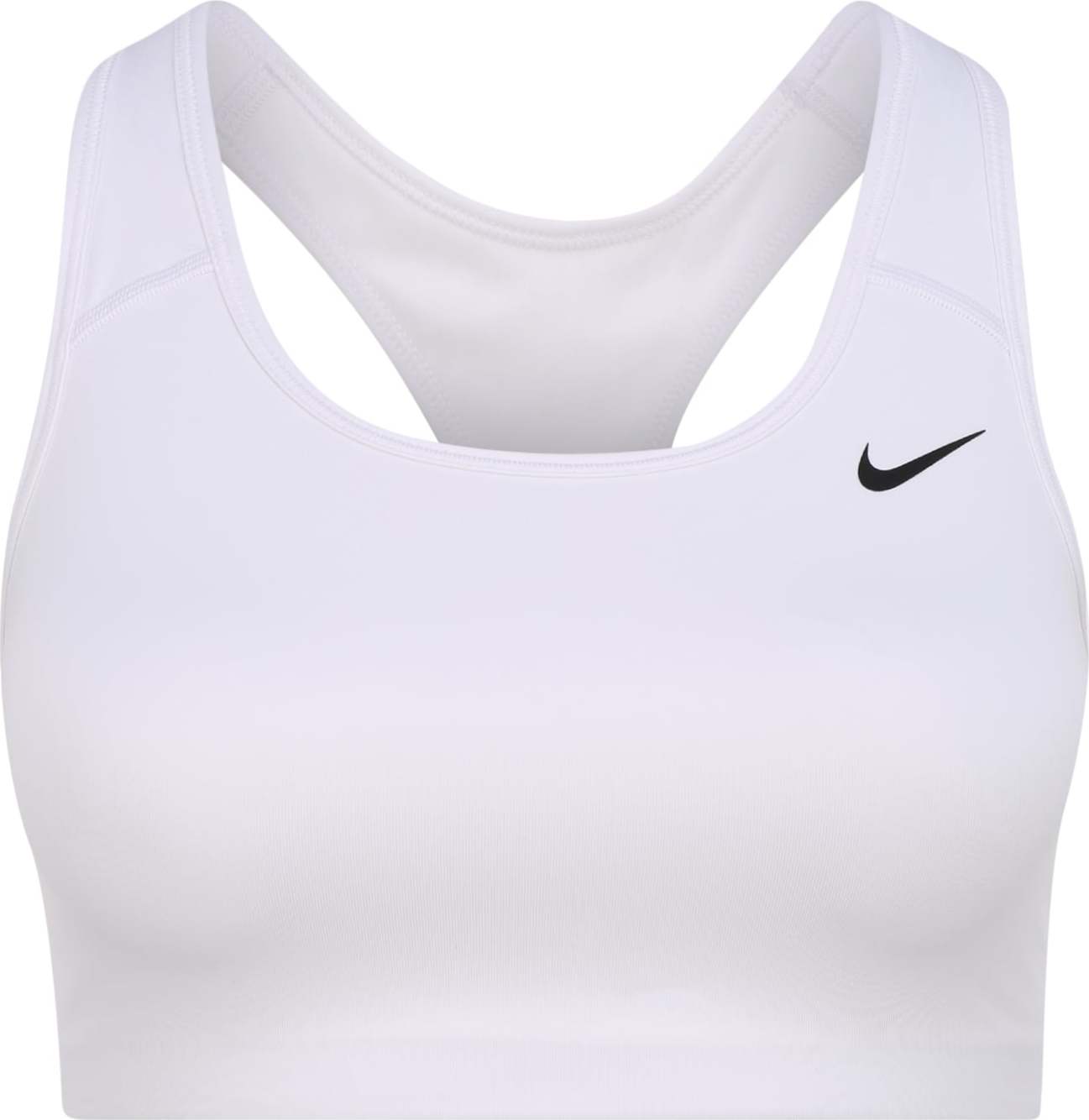 NIKE Sportovní podprsenka černá / bílá