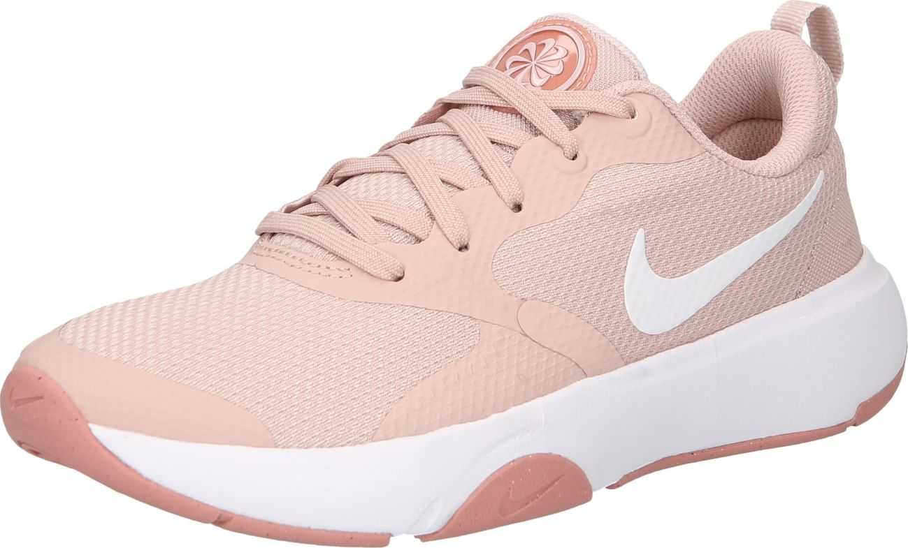 NIKE Sportovní boty 'City Rep' růžová / bílá