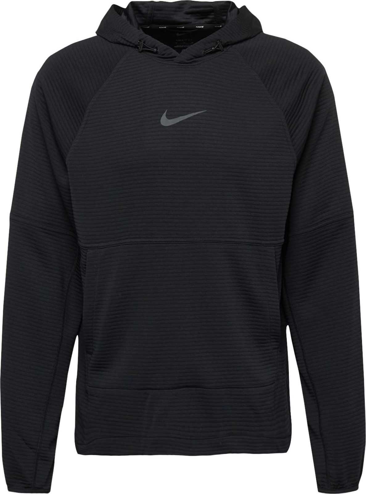 NIKE Sportovní mikina šedá / černá