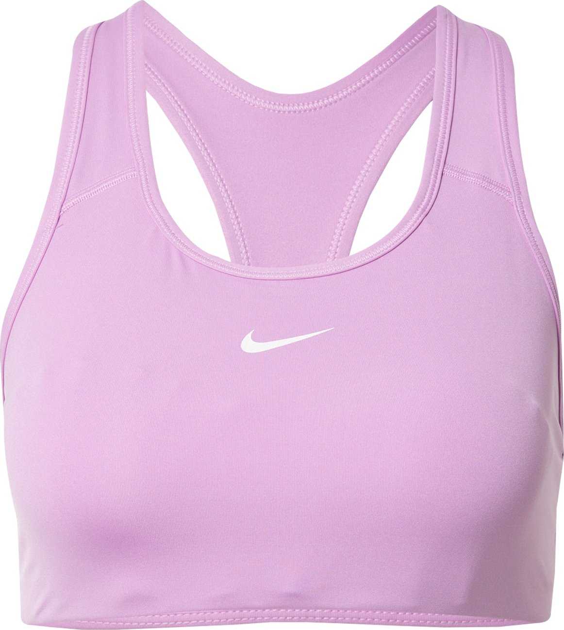 NIKE Sportovní podprsenka šeříková