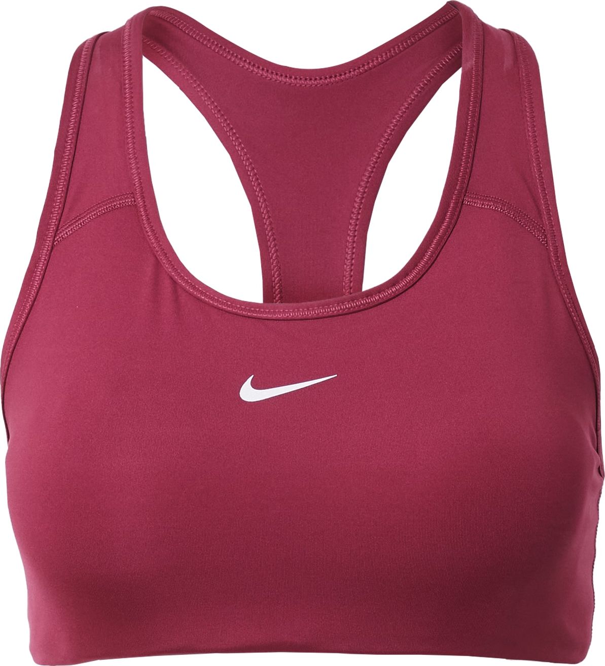 NIKE Sportovní podprsenka tmavě růžová / bílá