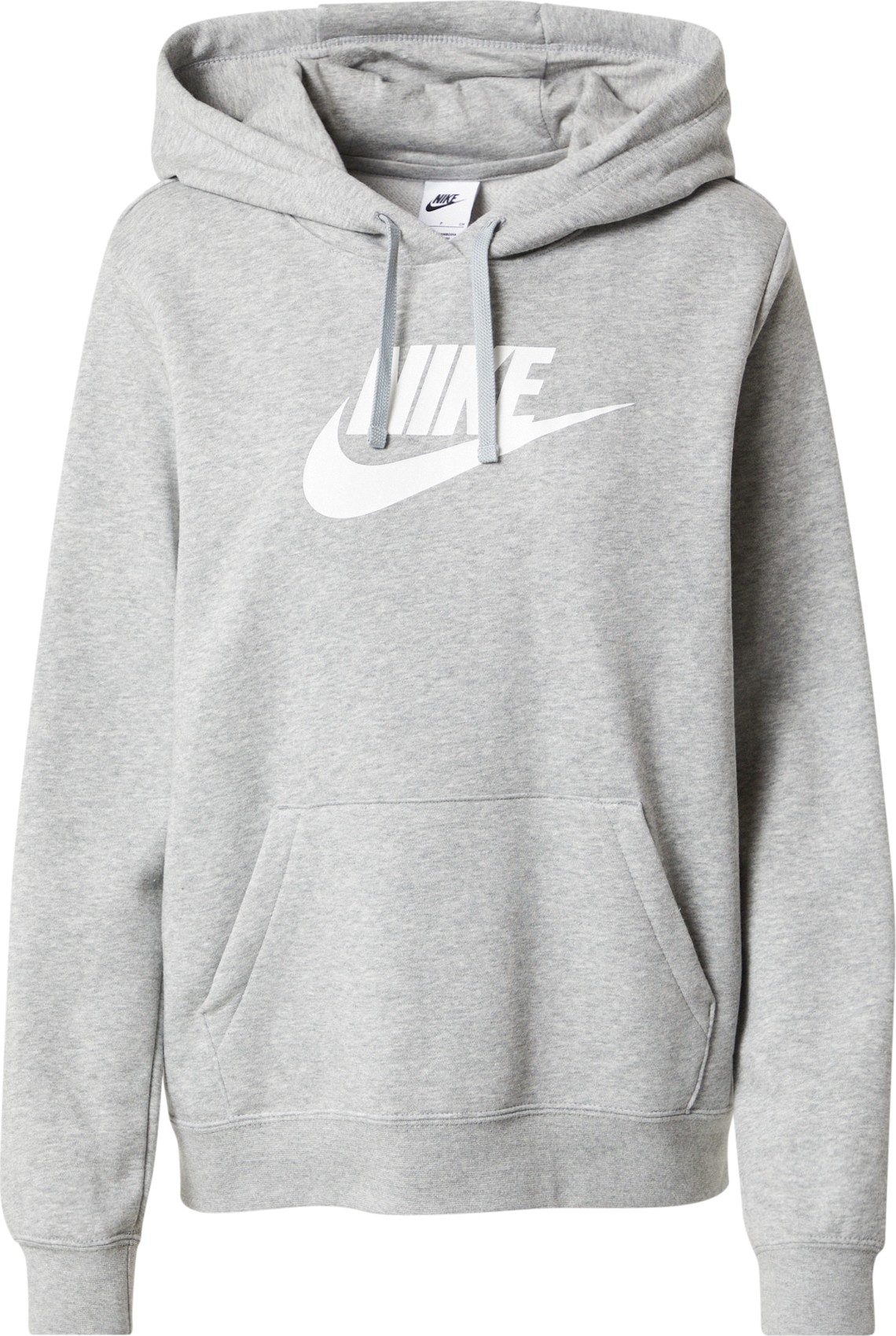 Nike Sportswear Mikina šedý melír / bílá