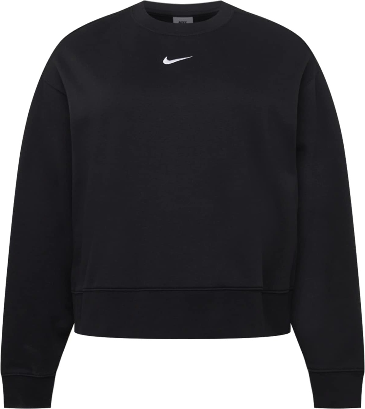 Nike Sportswear Mikina černá / bílá