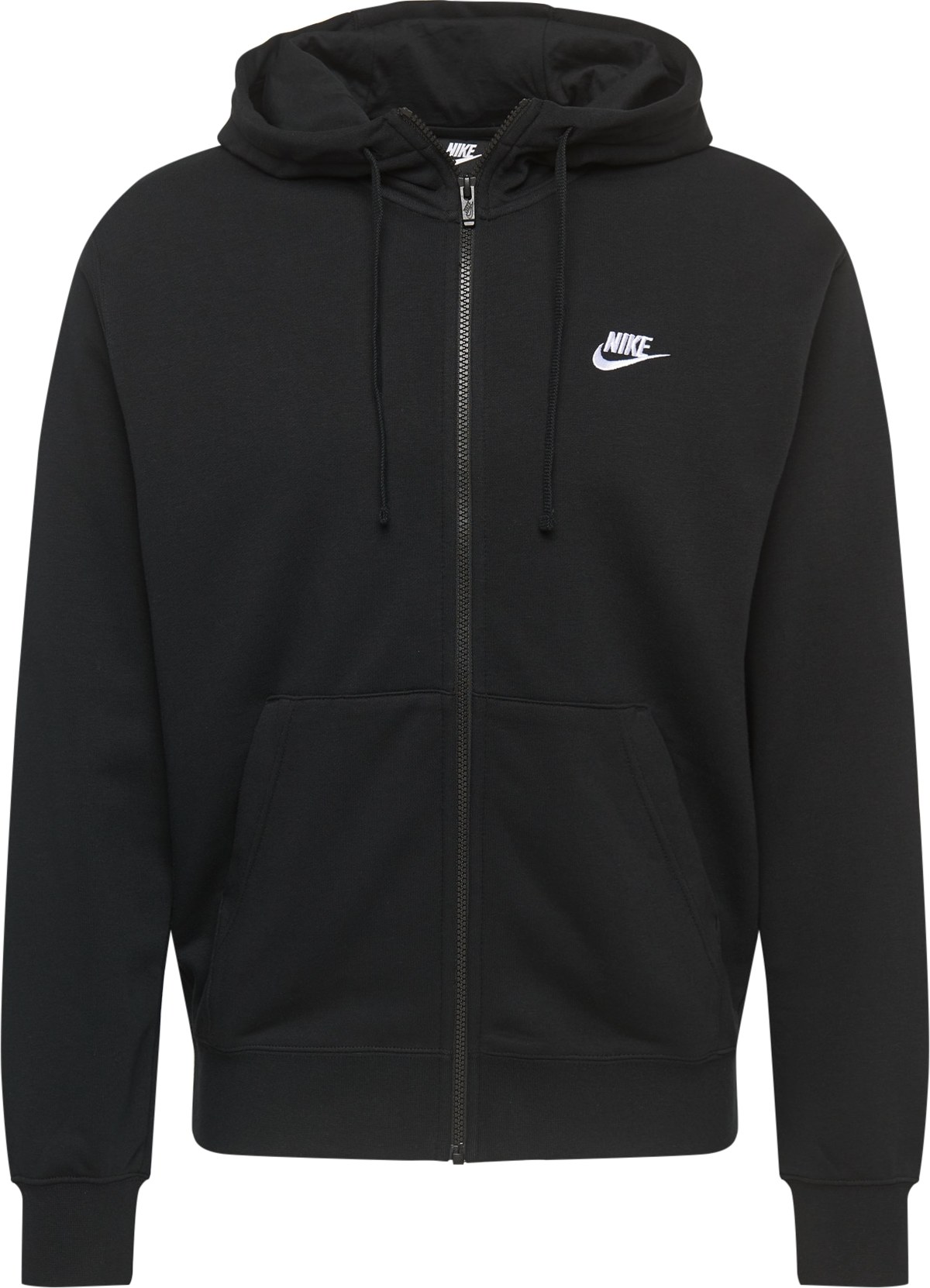 Nike Sportswear Mikina černá / bílá