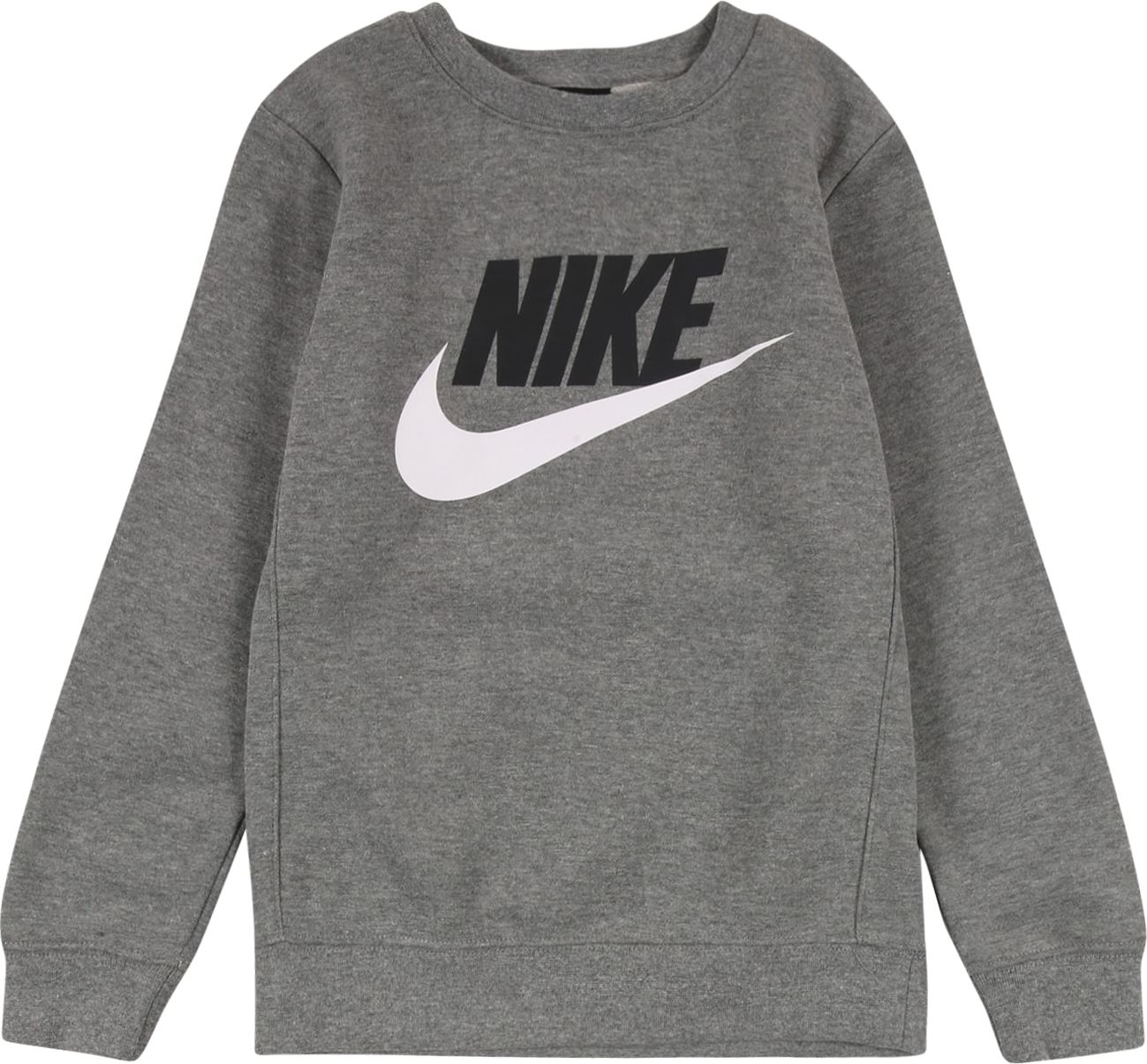 Nike Sportswear Mikina šedá / černá / bílá