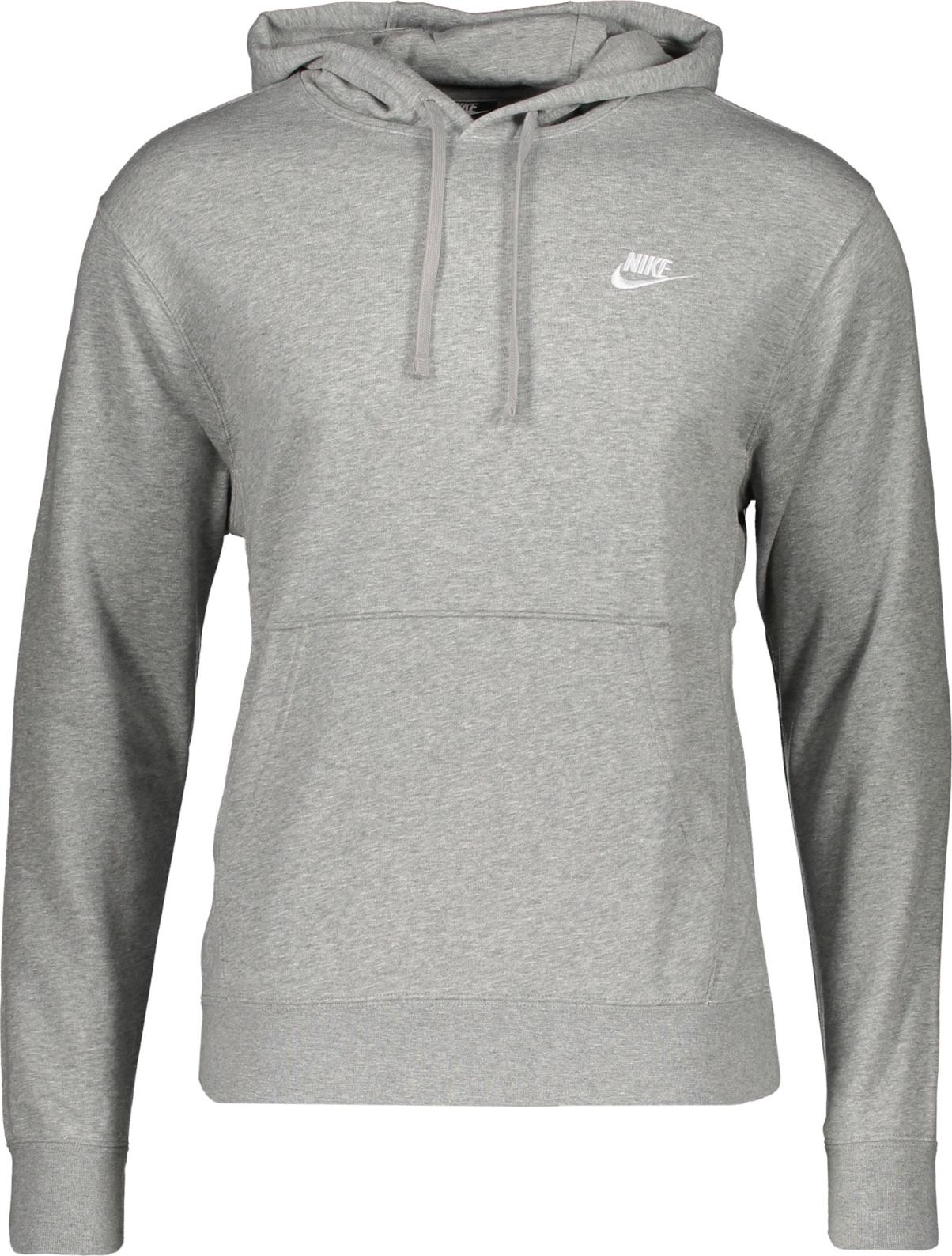 Nike Sportswear Mikina šedý melír / bílá