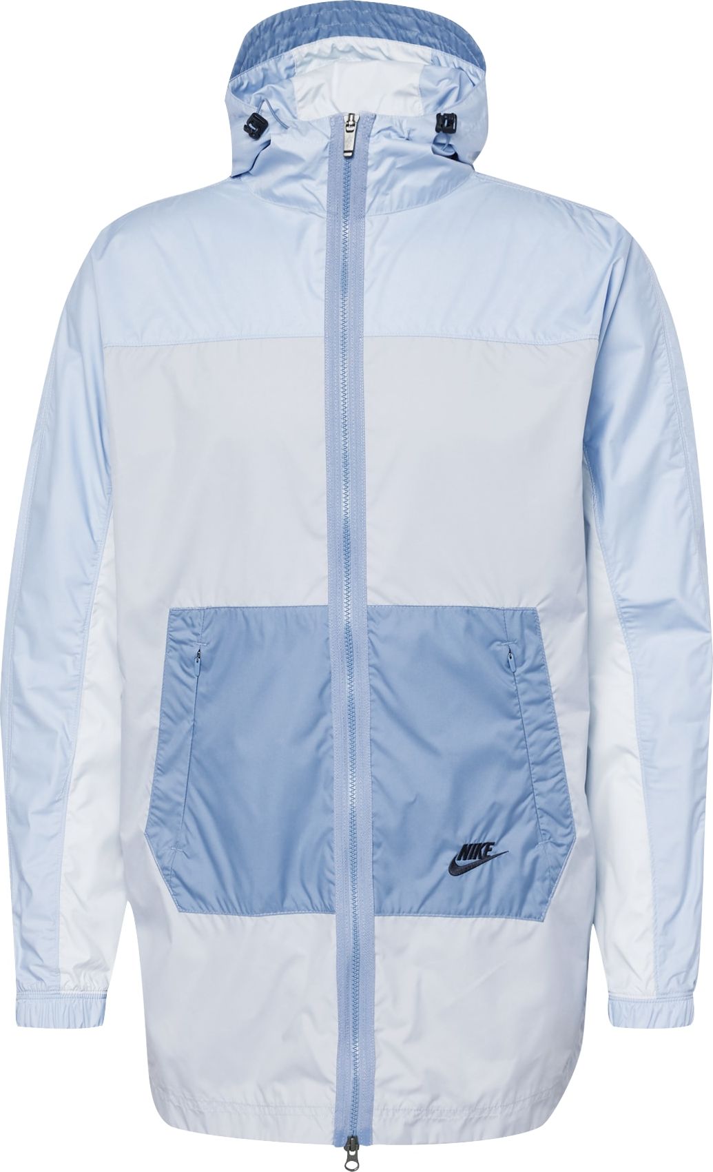 Nike Sportswear Přechodná bunda modrá / světlemodrá / světle šedá / bílá