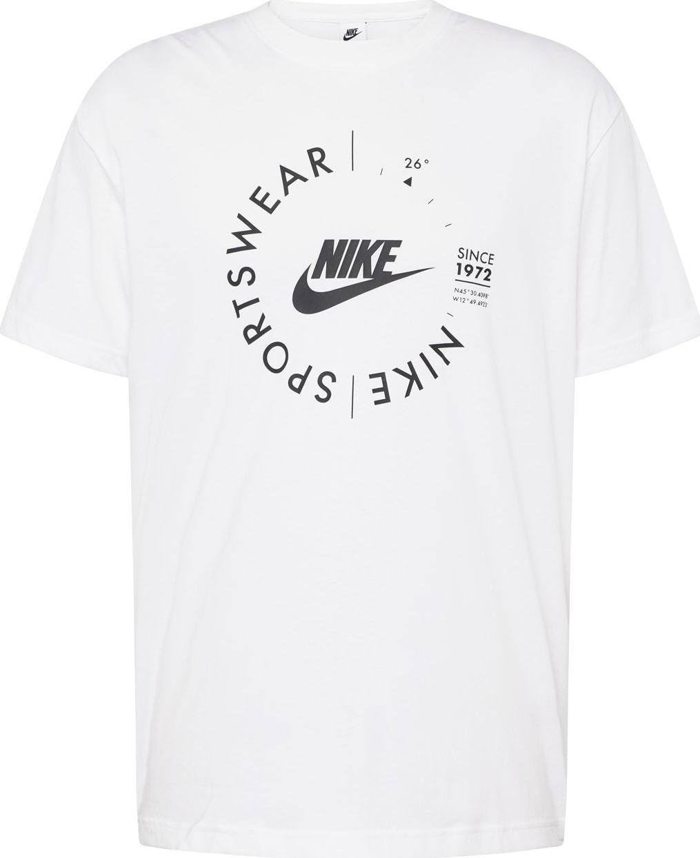 Nike Sportswear Tričko černá / bílá