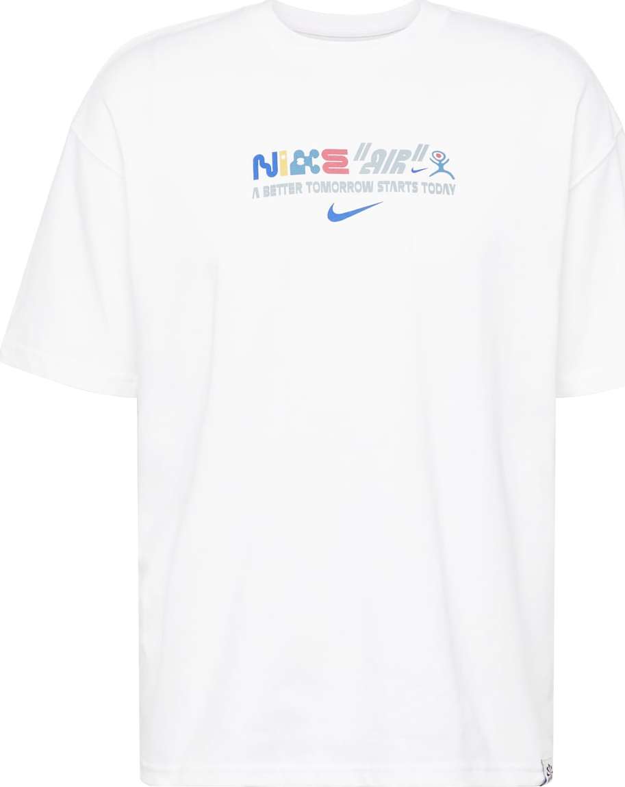 Nike Sportswear Tričko modrá / opálová / melounová / bílá