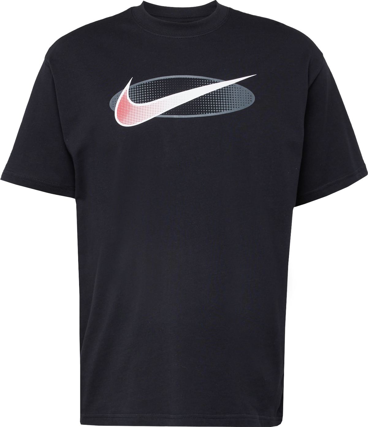 Nike Sportswear Tričko šedá / růžová / černá / bílá