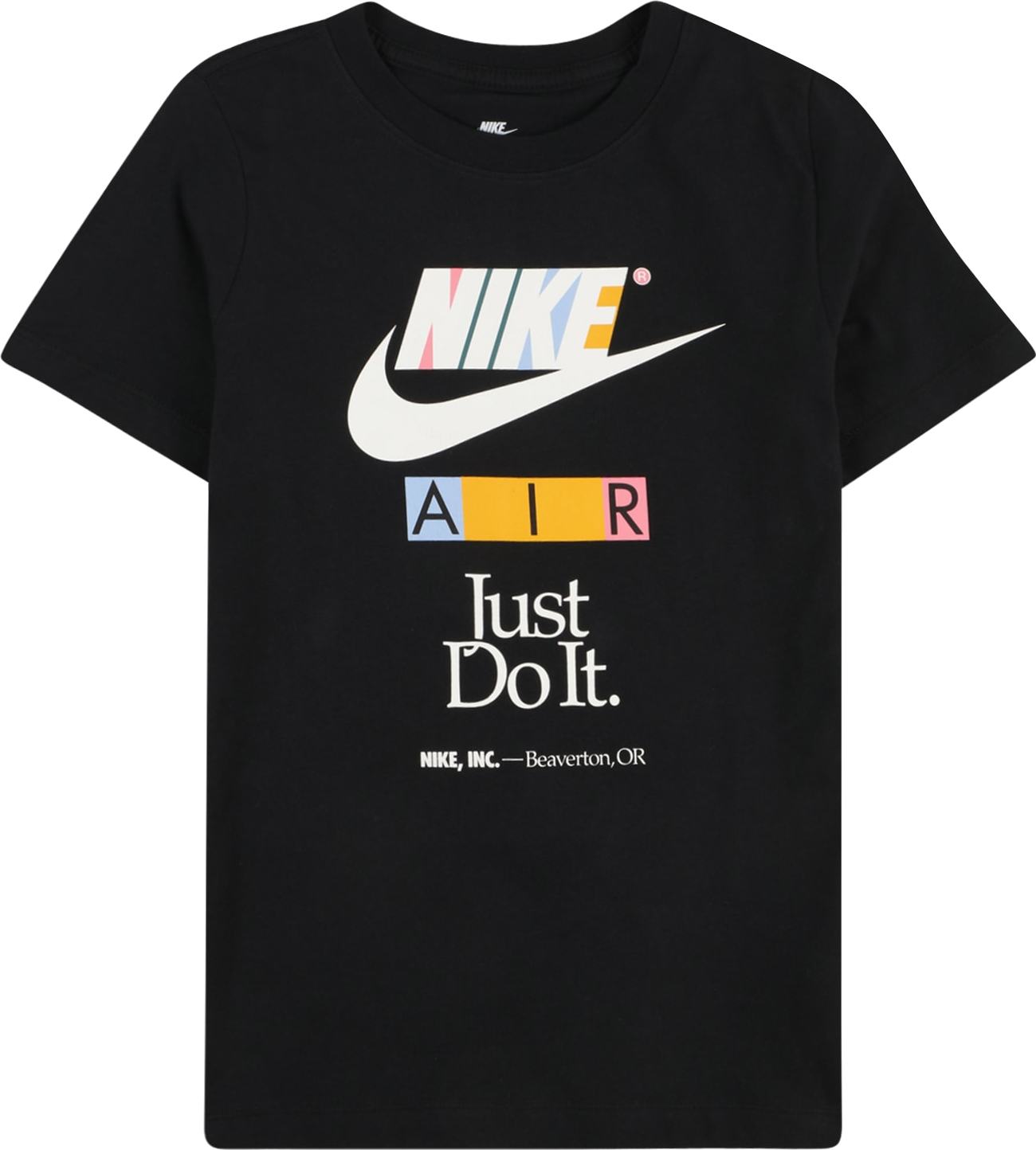 Nike Sportswear Tričko žlutá / starorůžová / černá / bílá