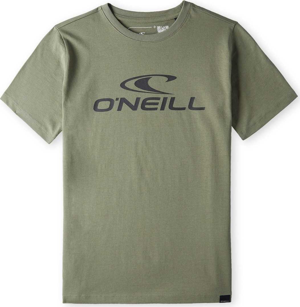 O'NEILL Tričko khaki / černá