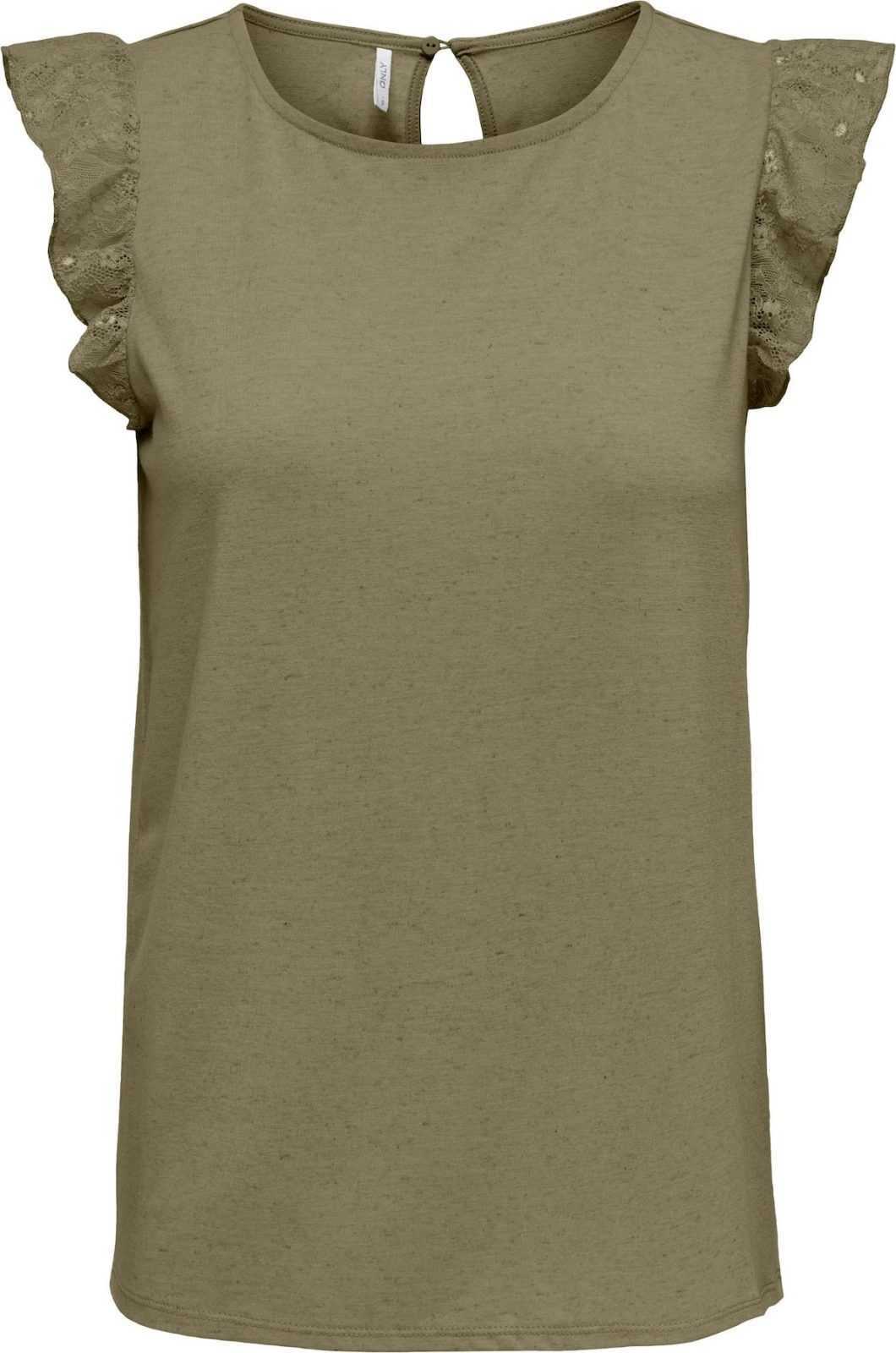 ONLY Tričko 'Augusta' khaki