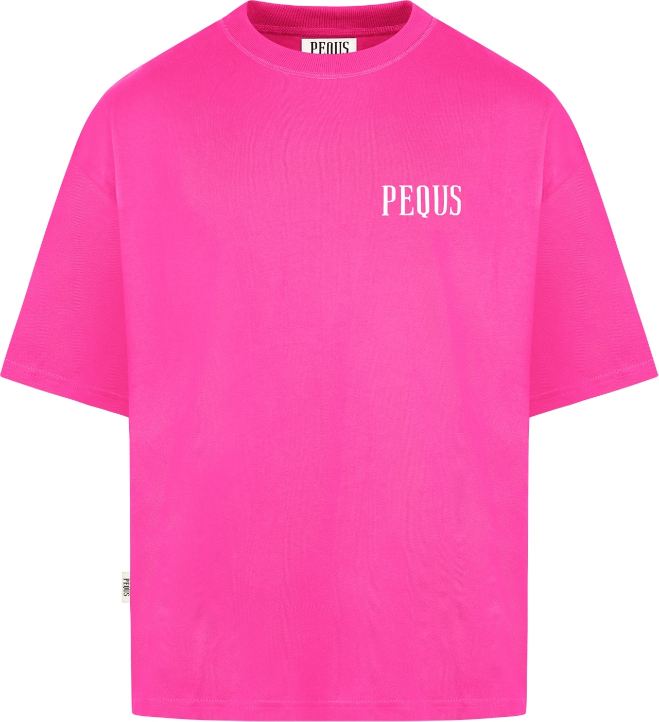 Pequs Tričko pink / bílá