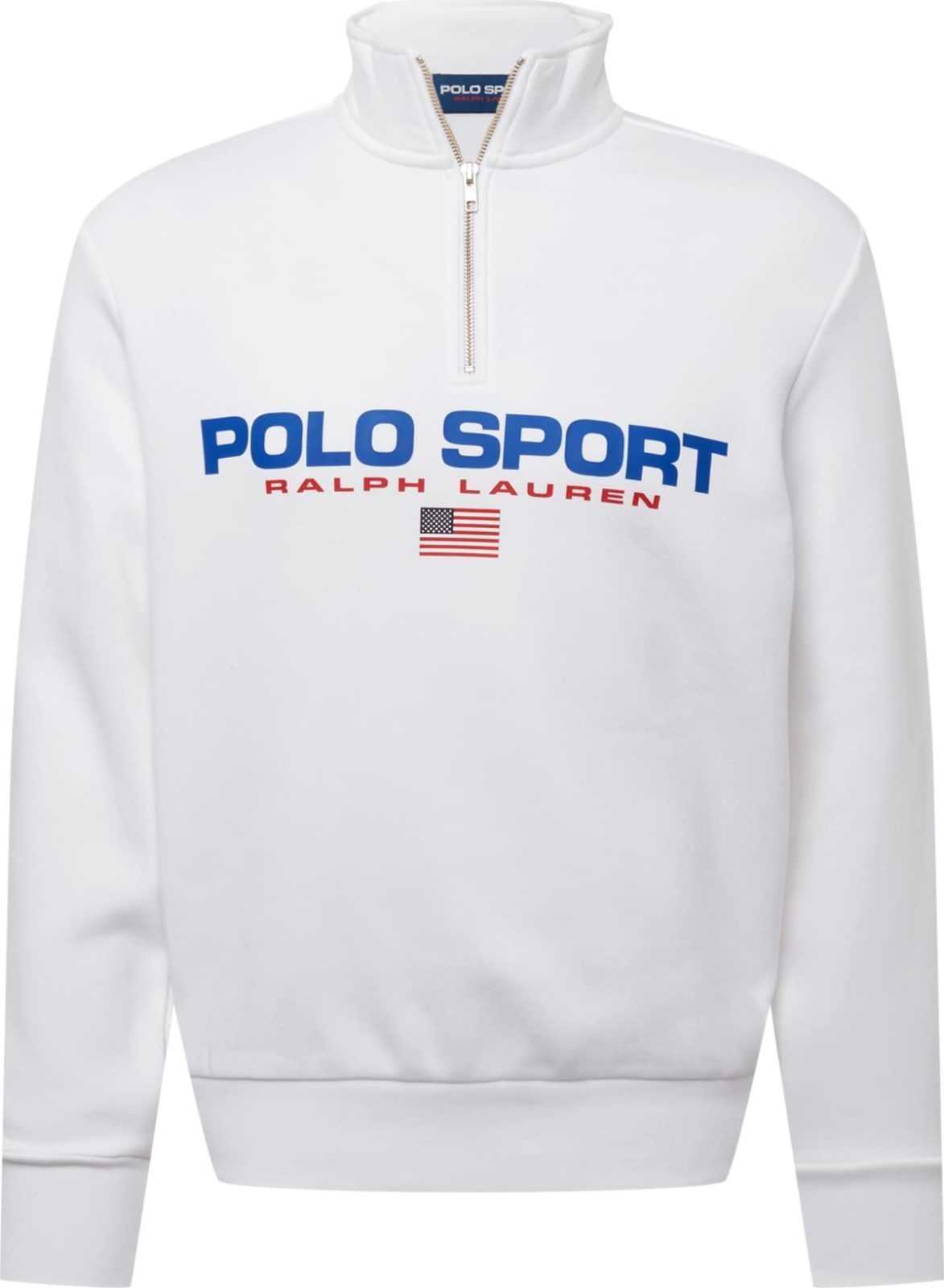 Polo Ralph Lauren Mikina nebeská modř / červená / bílá