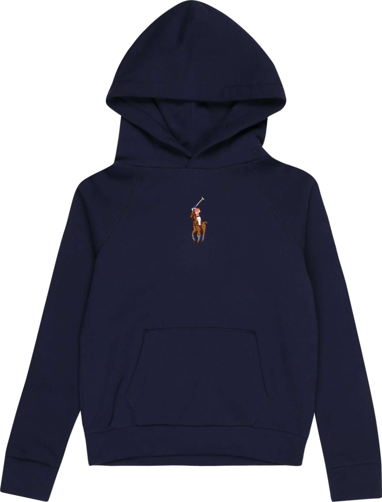 Polo Ralph Lauren Mikina tmavě modrá / hnědá